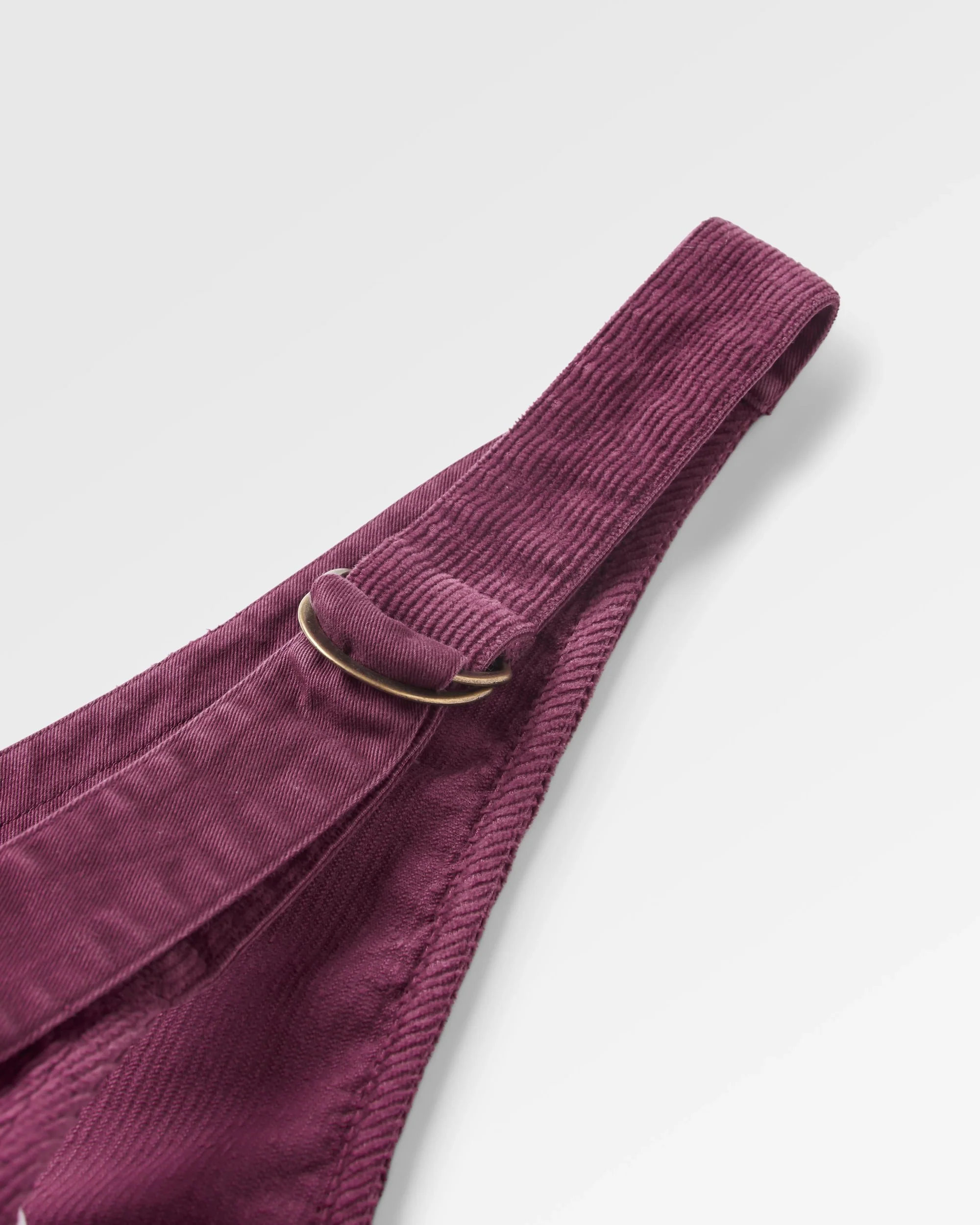 Refuel Organic Cotton Cord Dungarees - Fig - Image 8