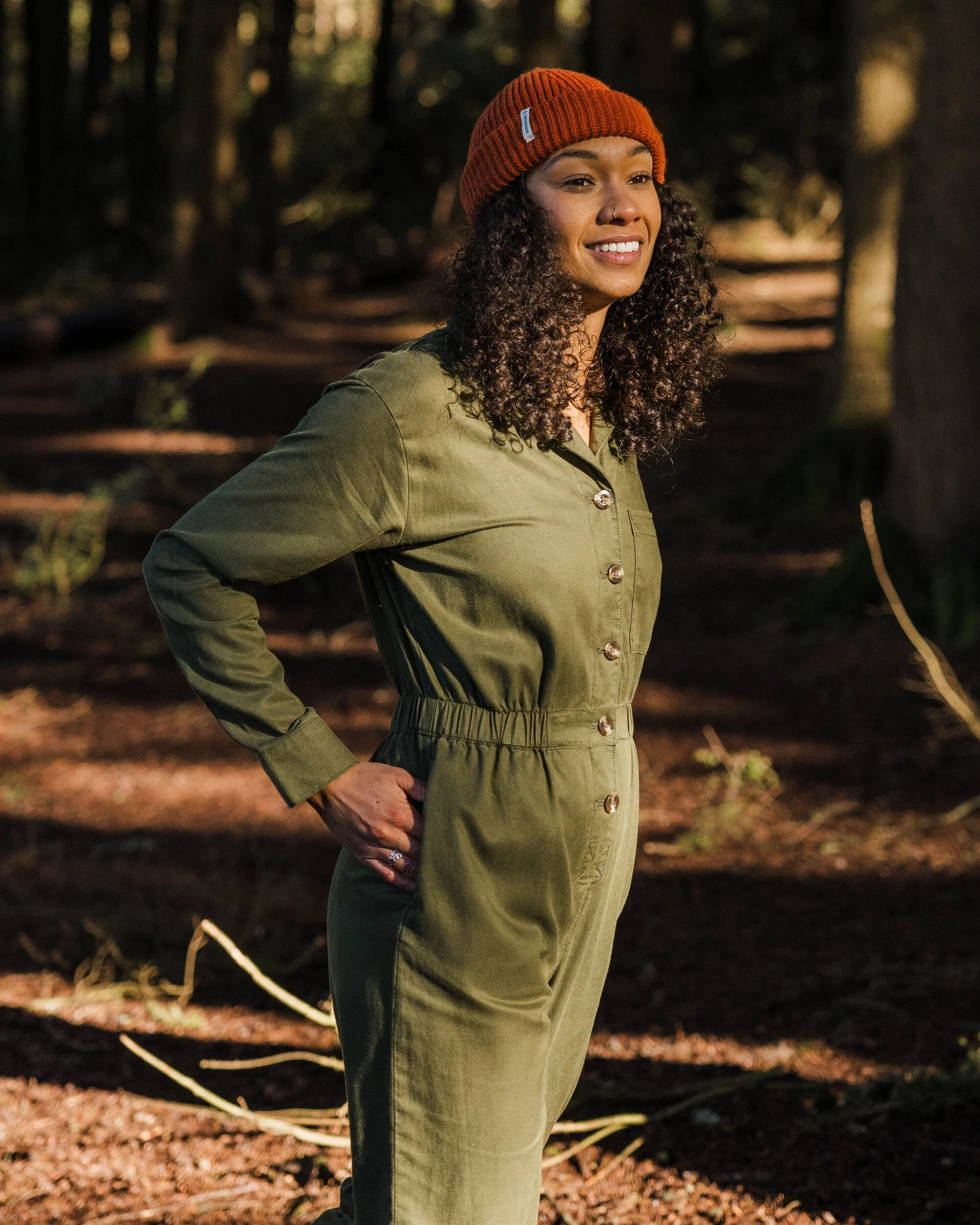 Resonate Boiler Suit - Khaki - Image 5