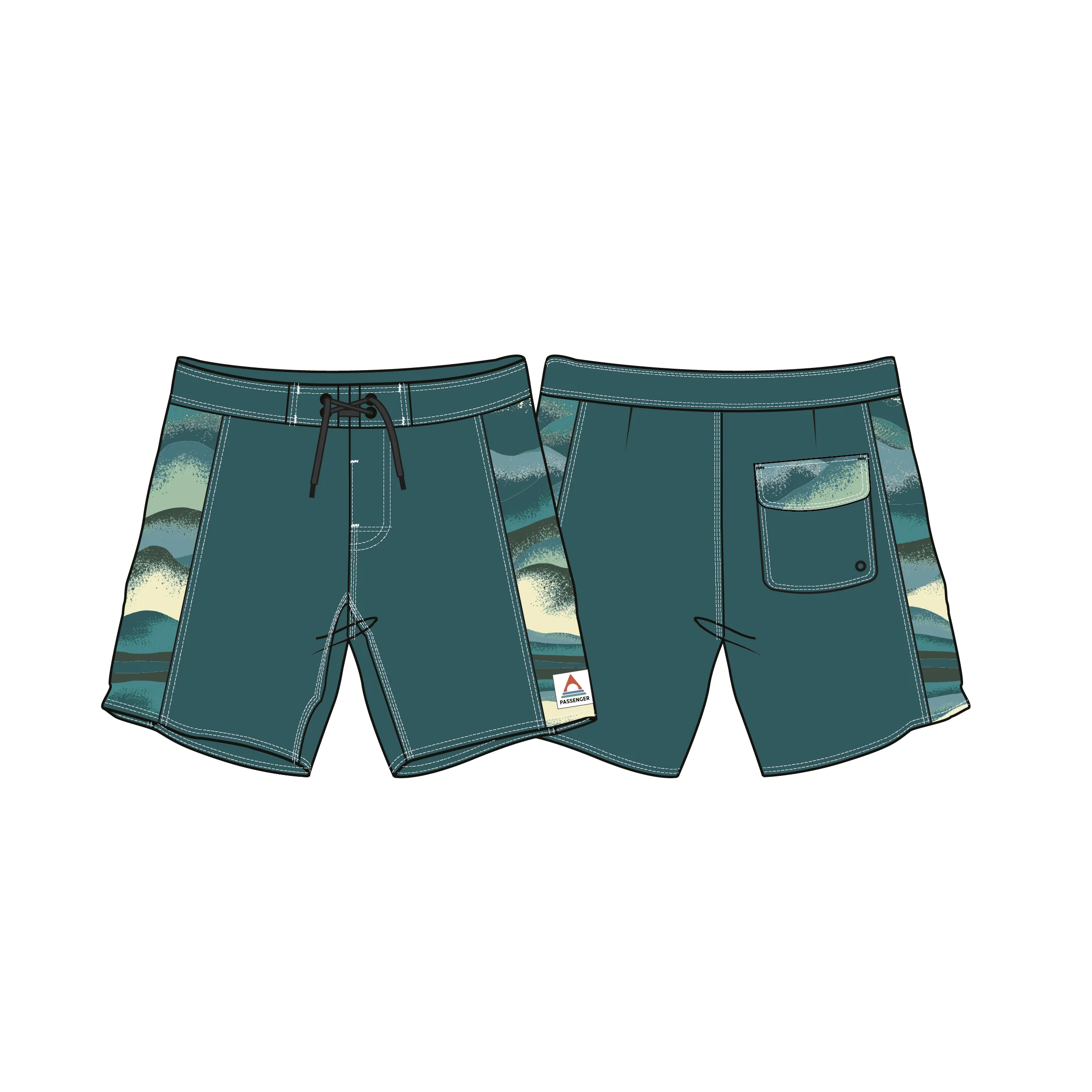 Rialto 16" Boardshort - Mediterranean - Image 7