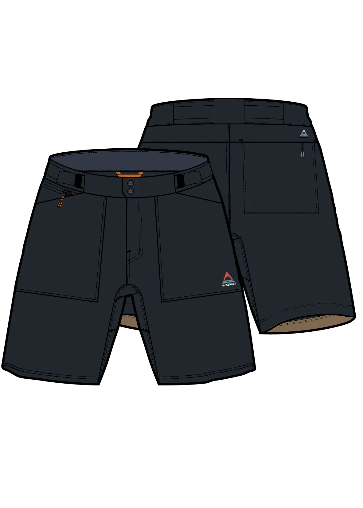 Ridescape Men's Active Short - Black - Image 7