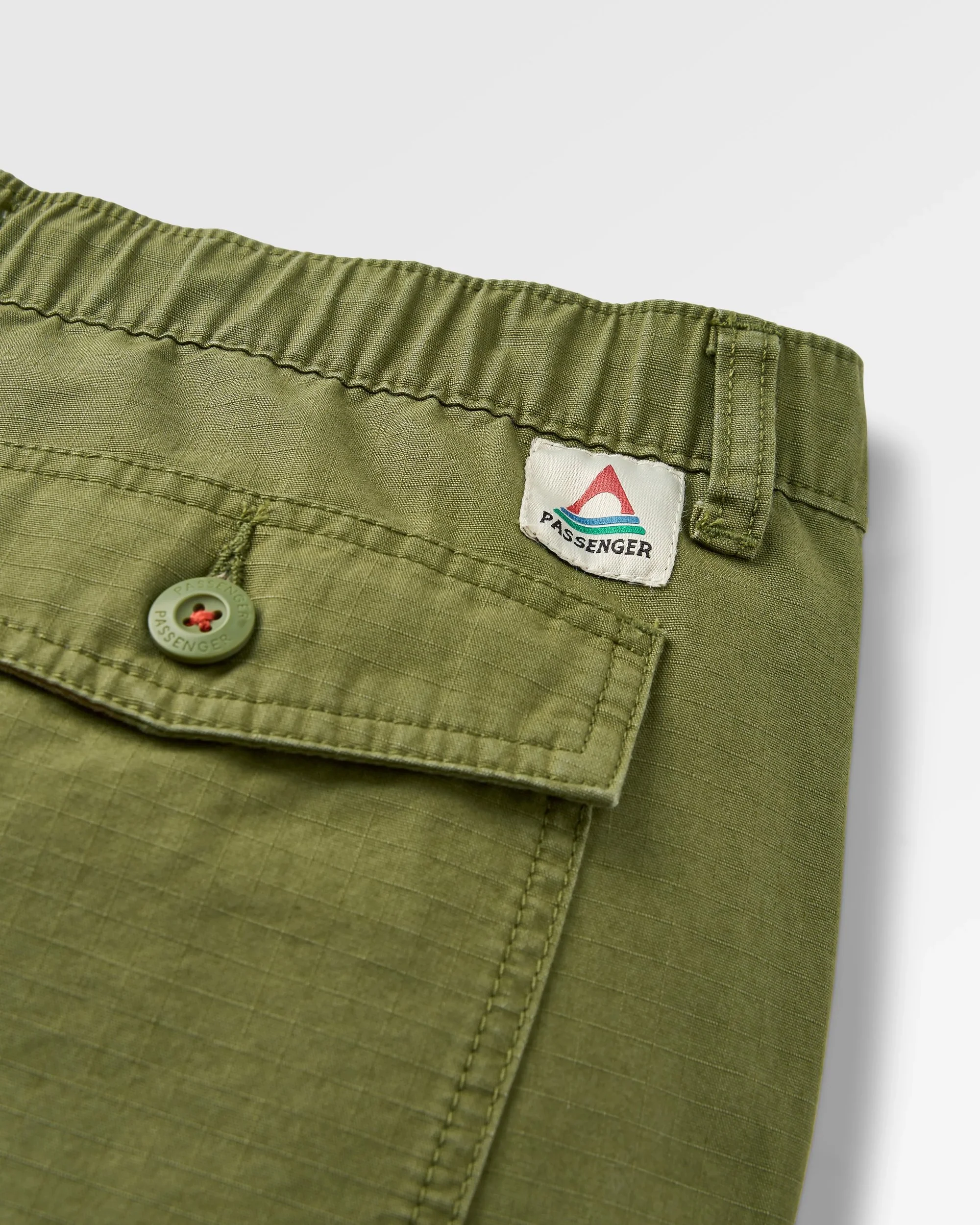 Rif-Raf Organic Cotton Ripstop Short - Khaki - Image 8