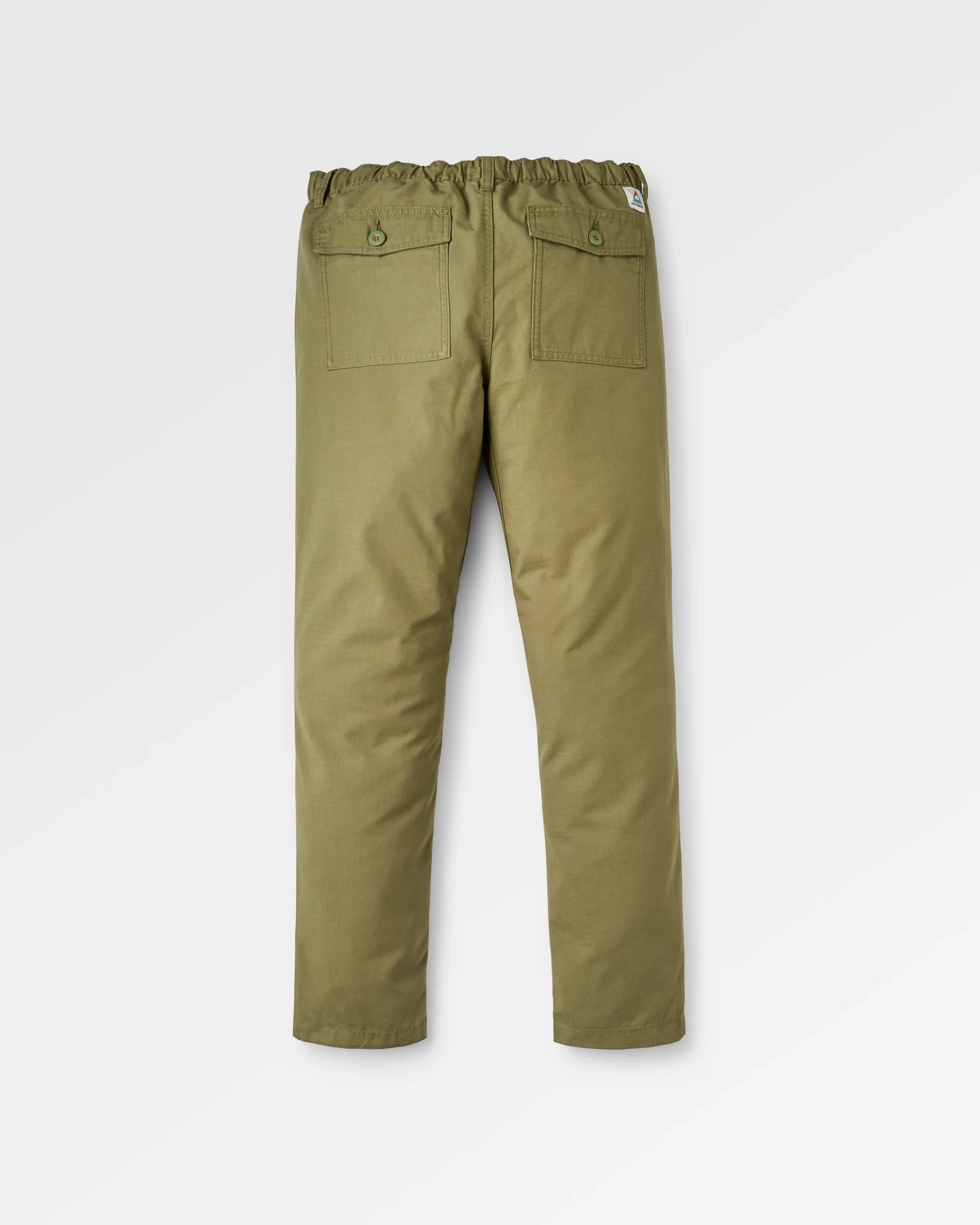 Rif-Raf Organic Cotton Ripstop Trouser - Khaki - Image 2