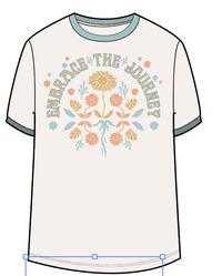 Rio Ringer T-Shirt - Milky Marl - Image 6
