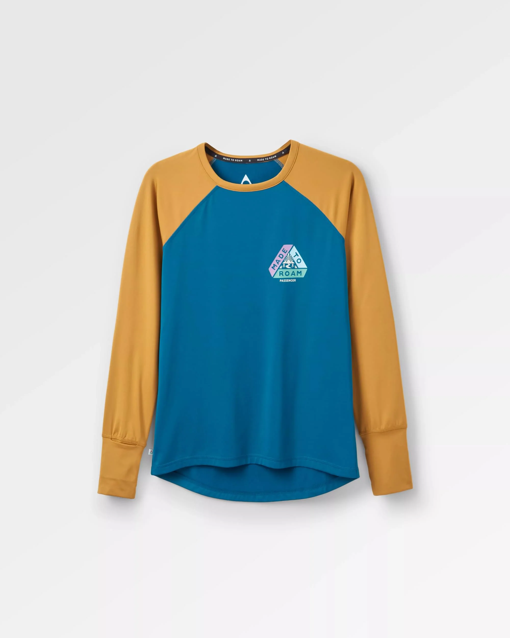 River Active LS T-Shirt - Dusty Ochre/ Corsair Blue - Image 5