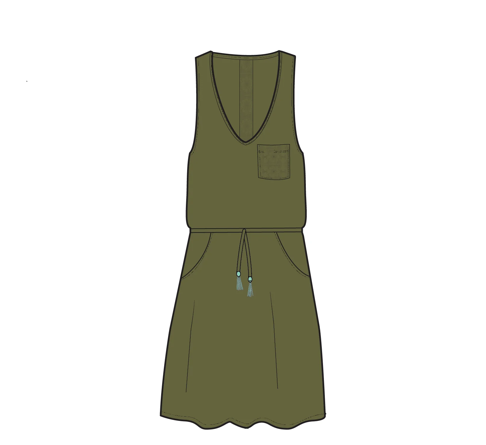 Rivergate Dress  - Clover - Image 7