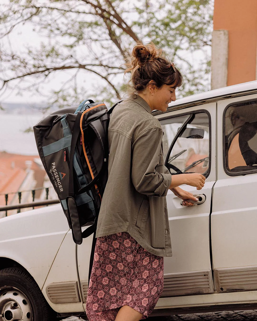 Road Trip 50L Duffel Backpack - Black - Image 4