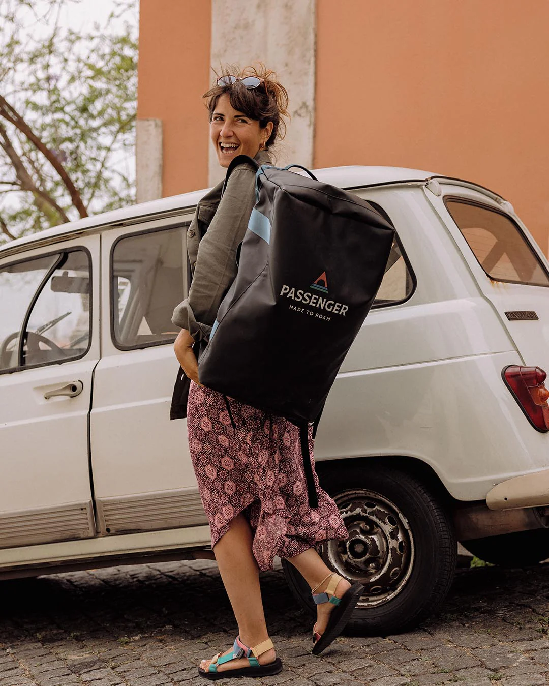 Road Trip 50L Duffel Backpack - Black - Image 5