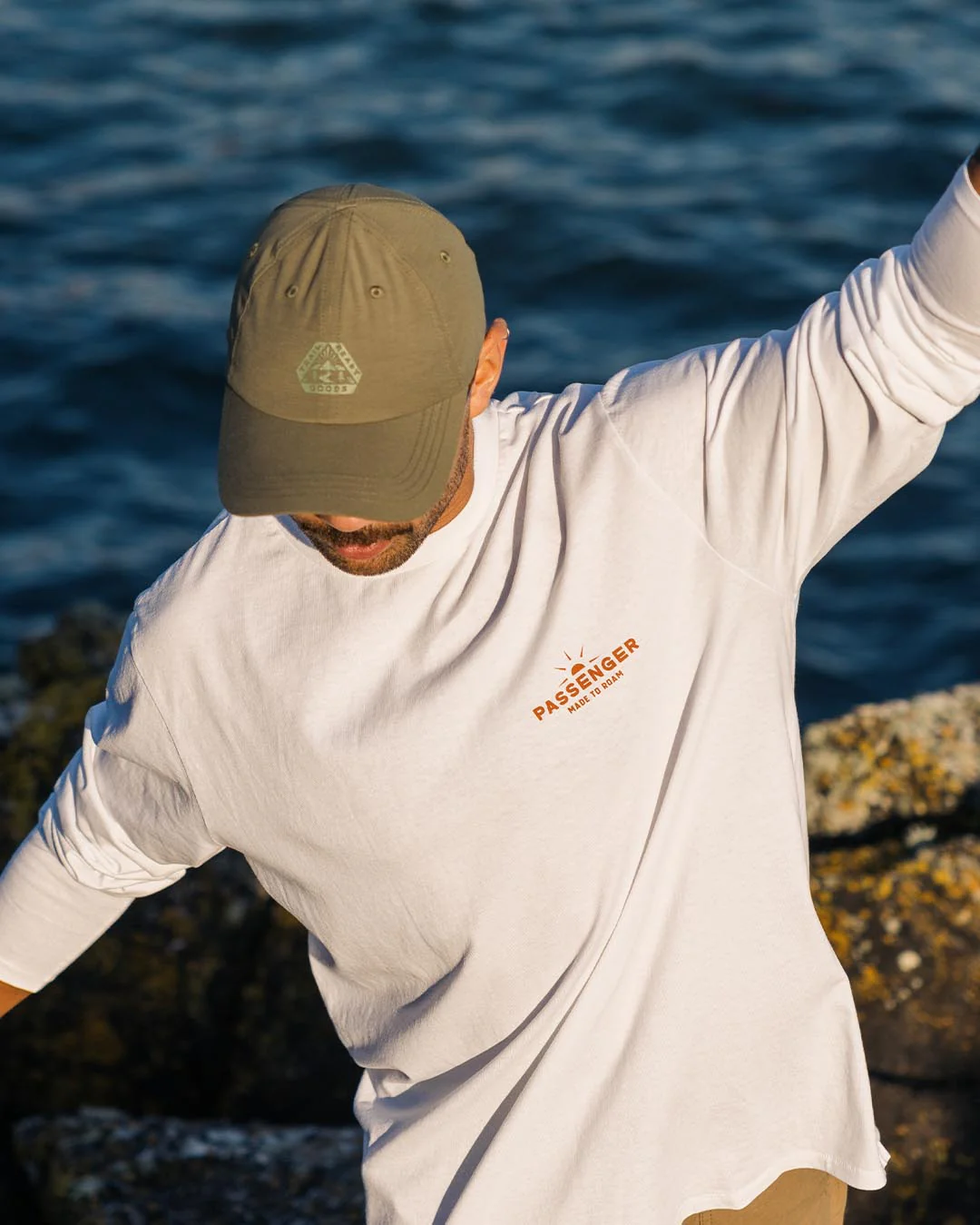 Roam Free LS T-Shirt - White - Image 3
