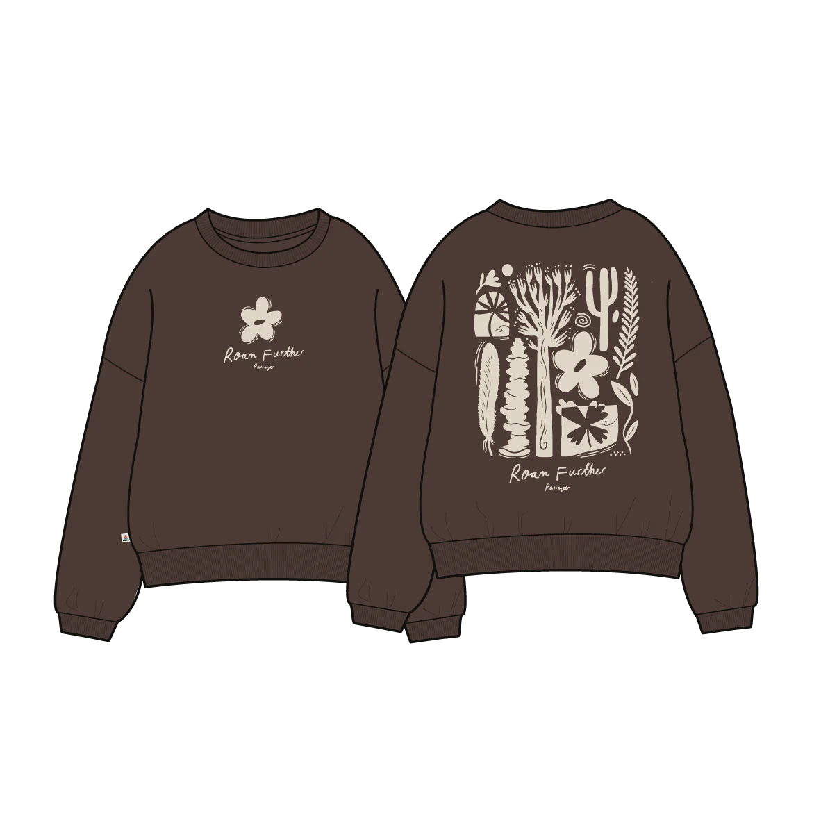 Roam Further Sweatshirt - Espresso - Image 8