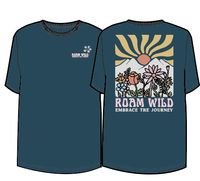 Roam Wild T-Shirt - Tidal Blue - Image 10