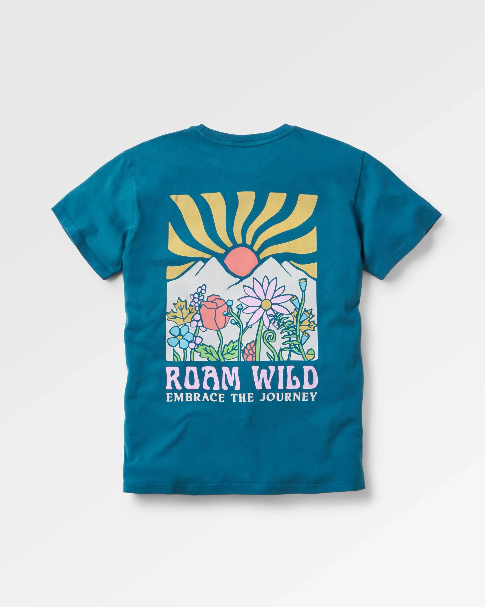 Roam Wild T-Shirt - Tidal Blue - Image 3