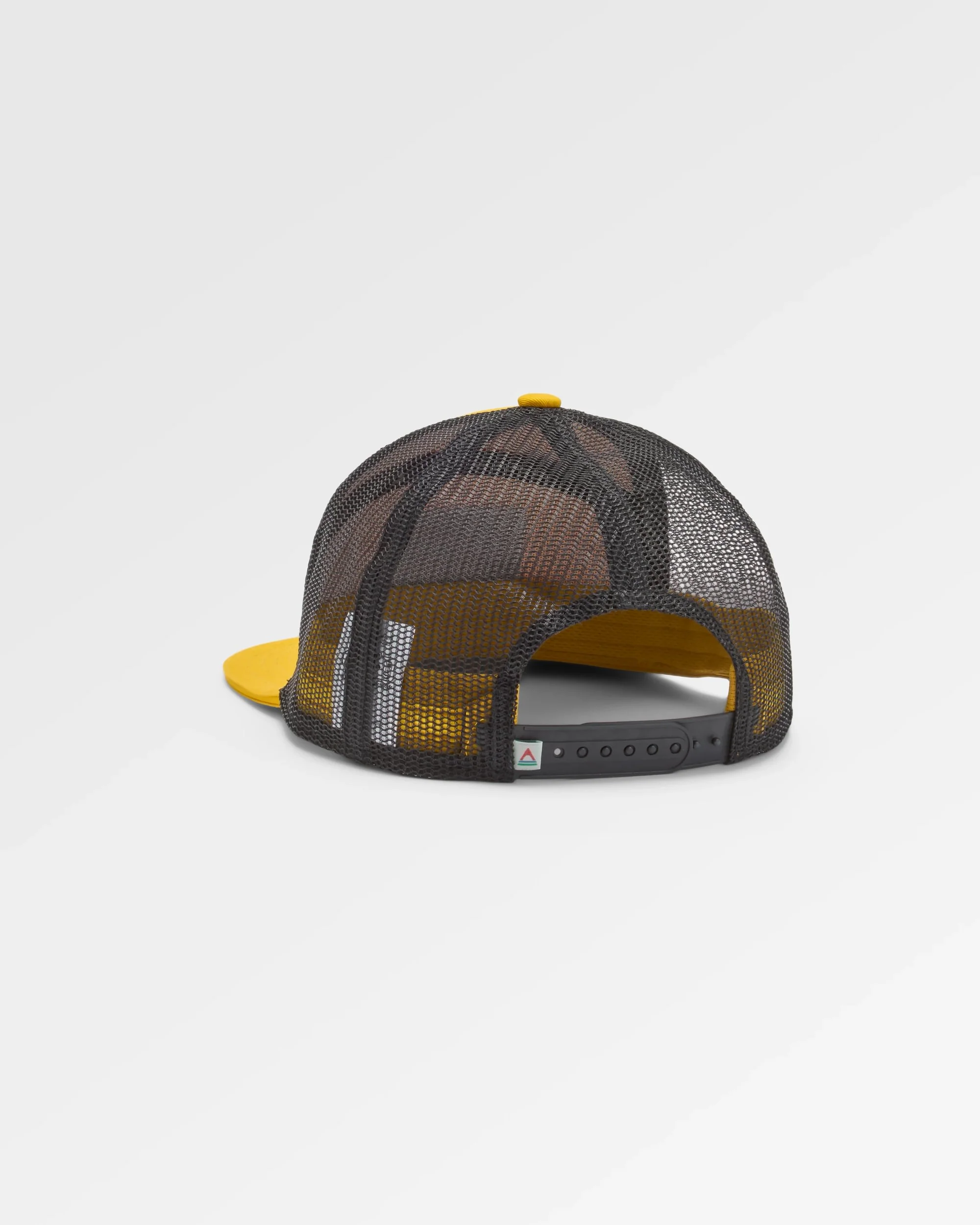 Roamer 7 Panel Organic Cotton Trucker Cap - Spruce Yellow - Image 4