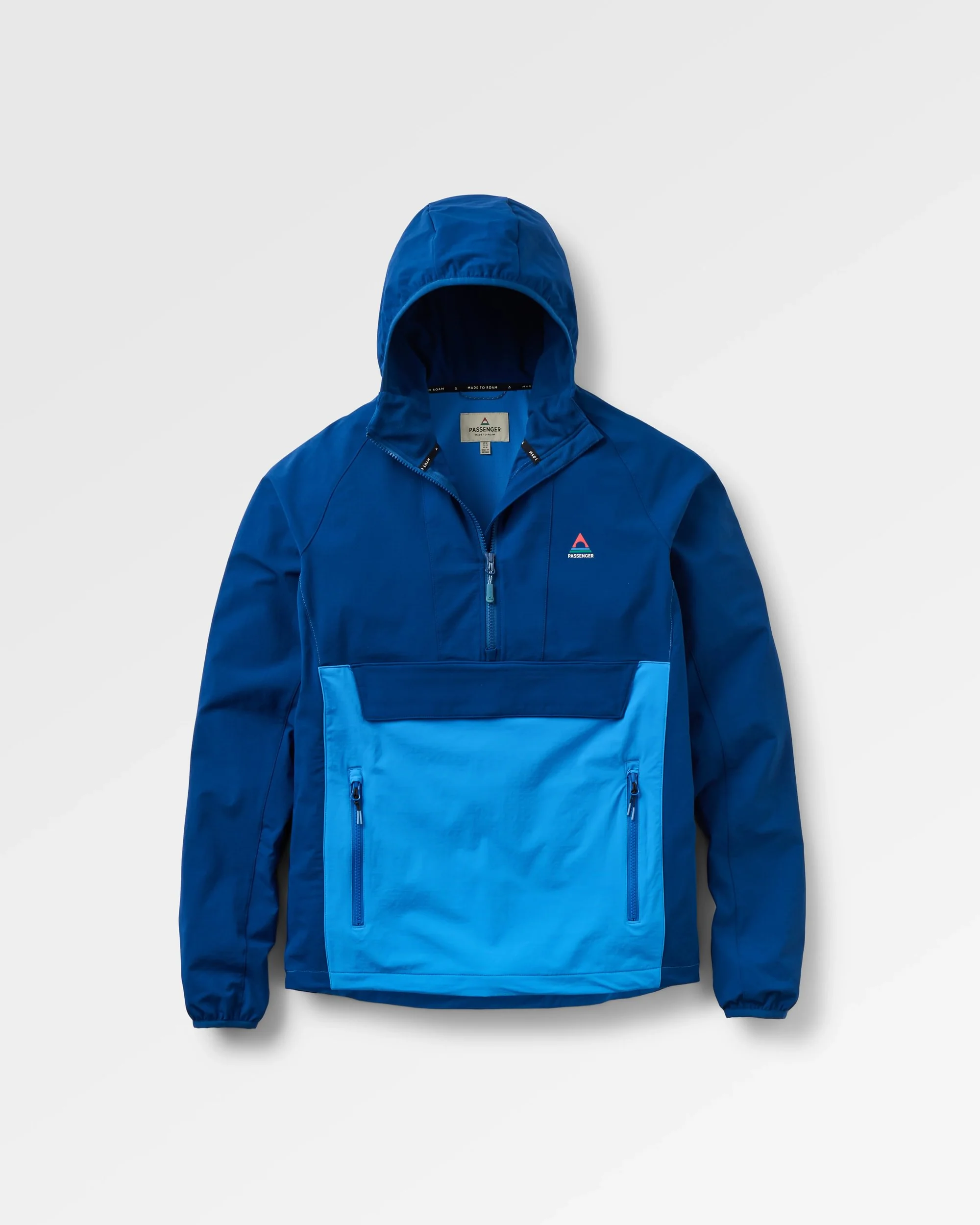 Roamer Light Softshell Anorak - Blue Navy/Marine Blue - Image 2