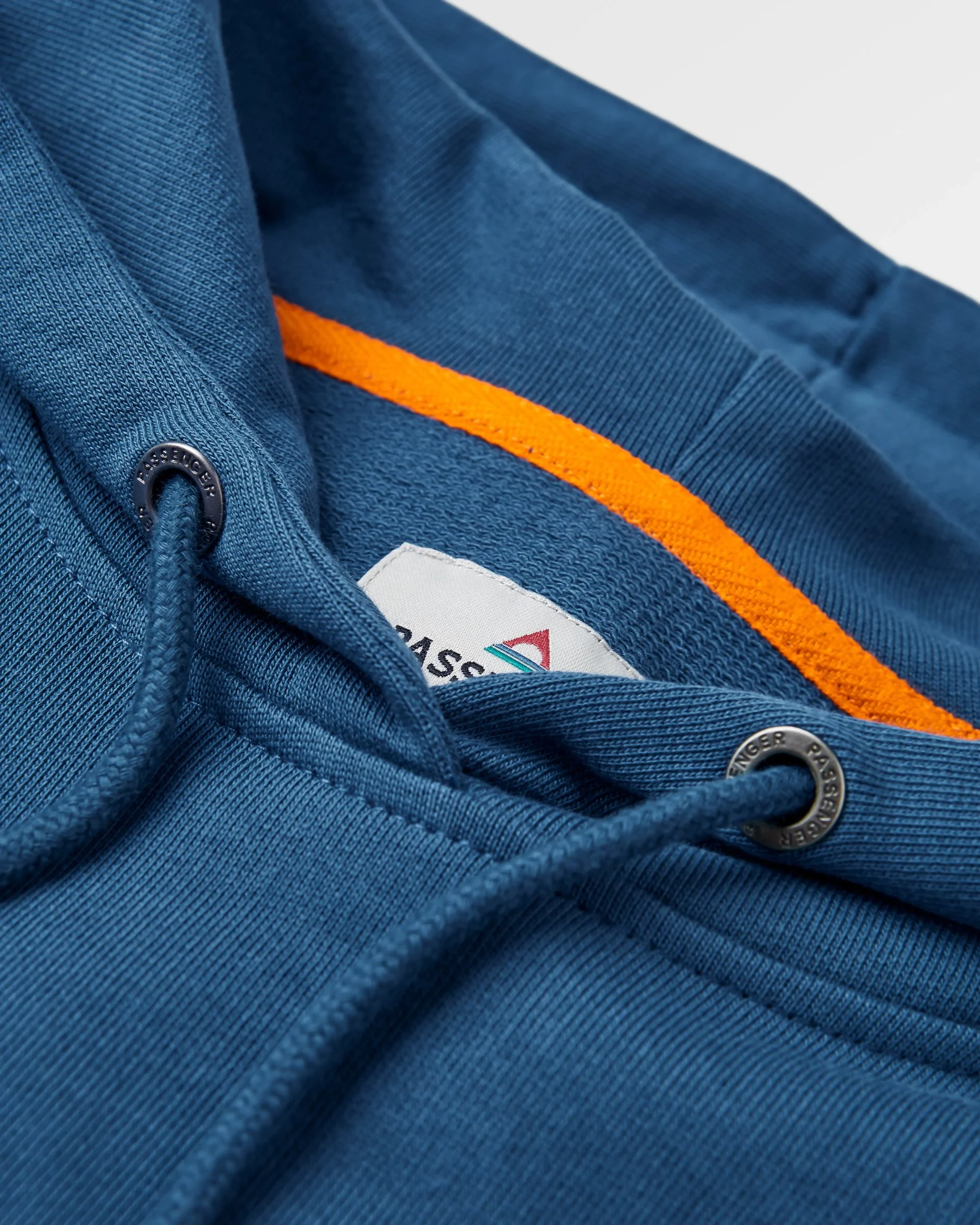 Roamer Patch Relaxed Fit Hoodie - Dark Denim - Image 9