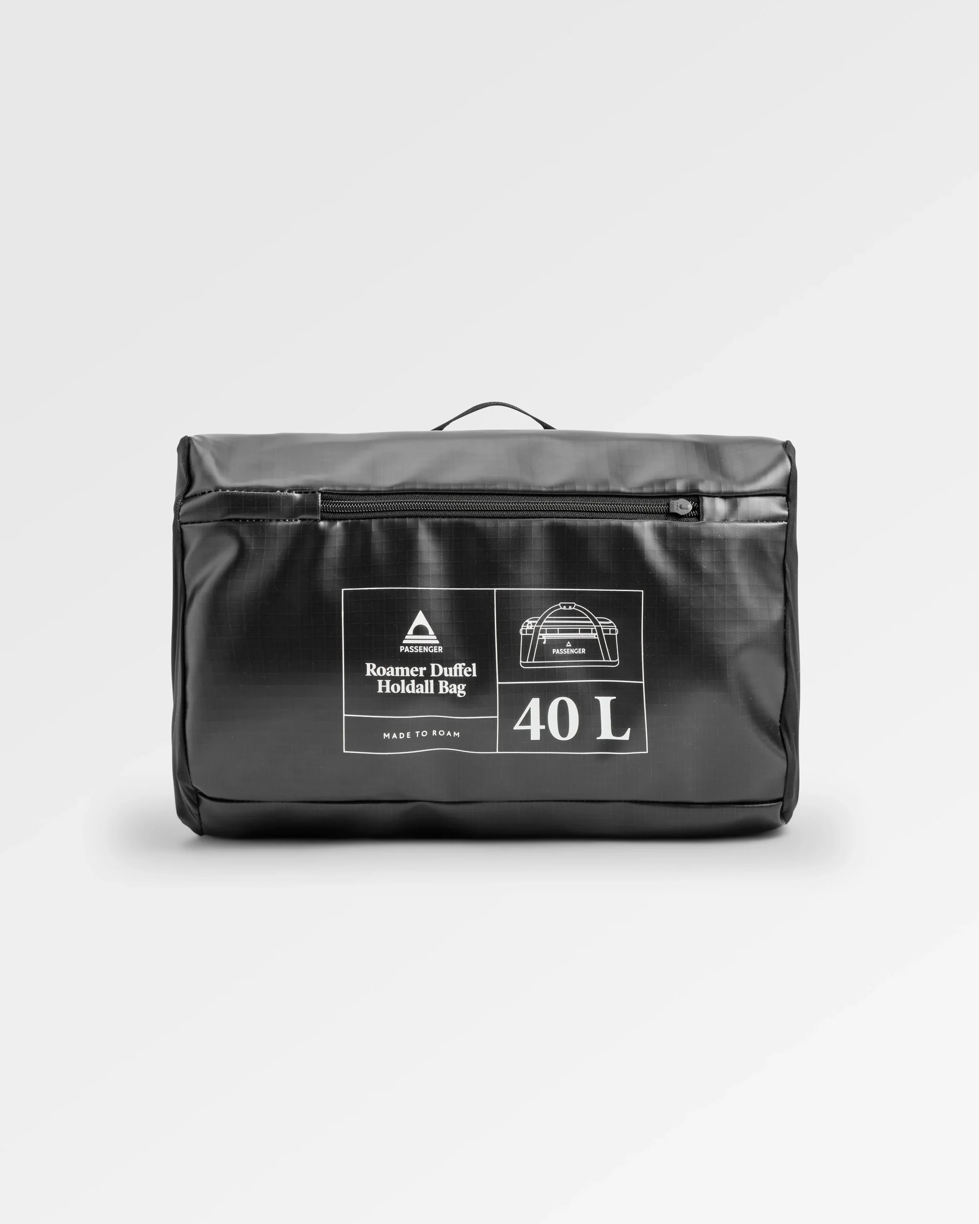Roamer 40L Duffel Bag - Phantom Black - Image 6