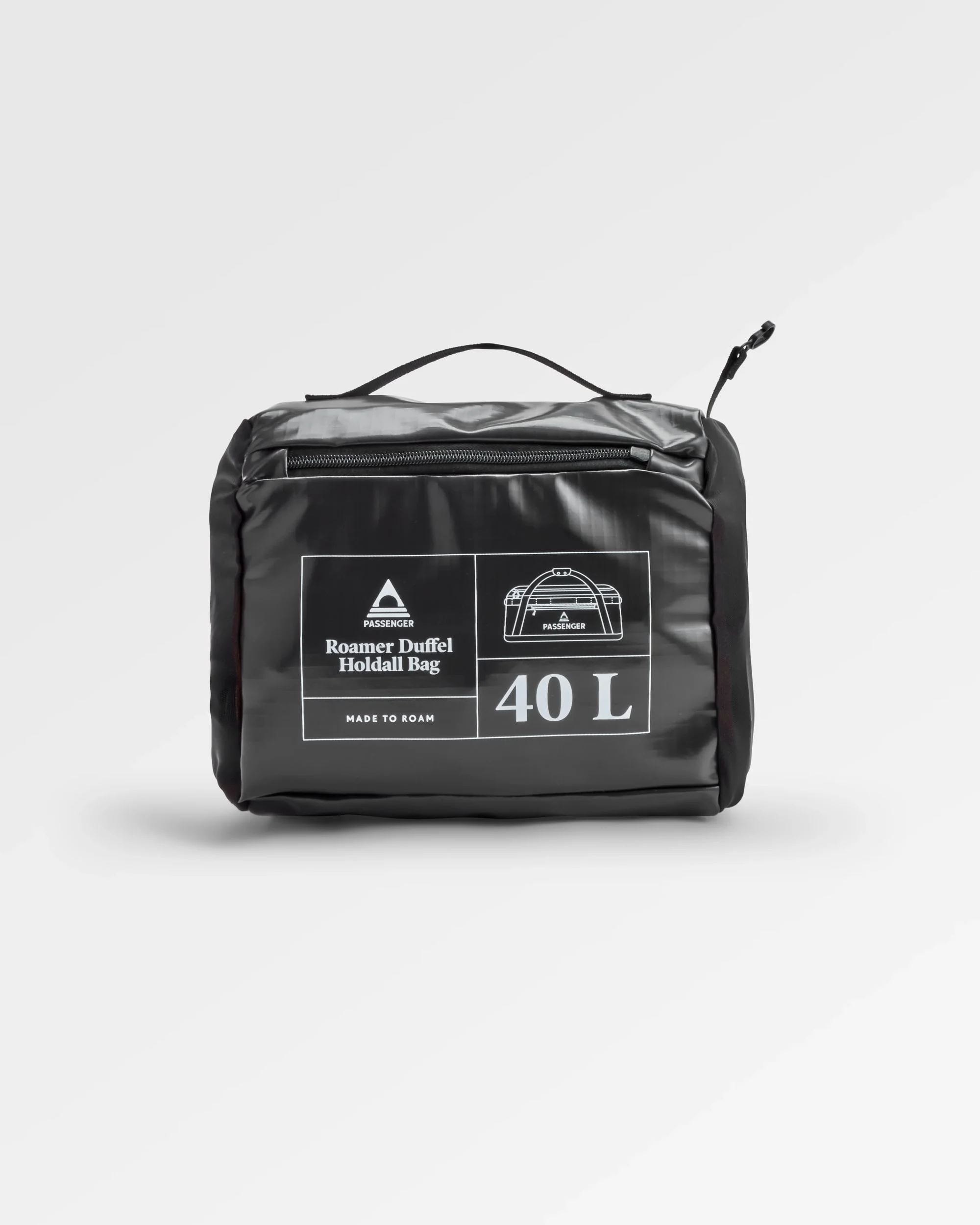 Roamer 40L Duffel Bag - Phantom Black - Image 5