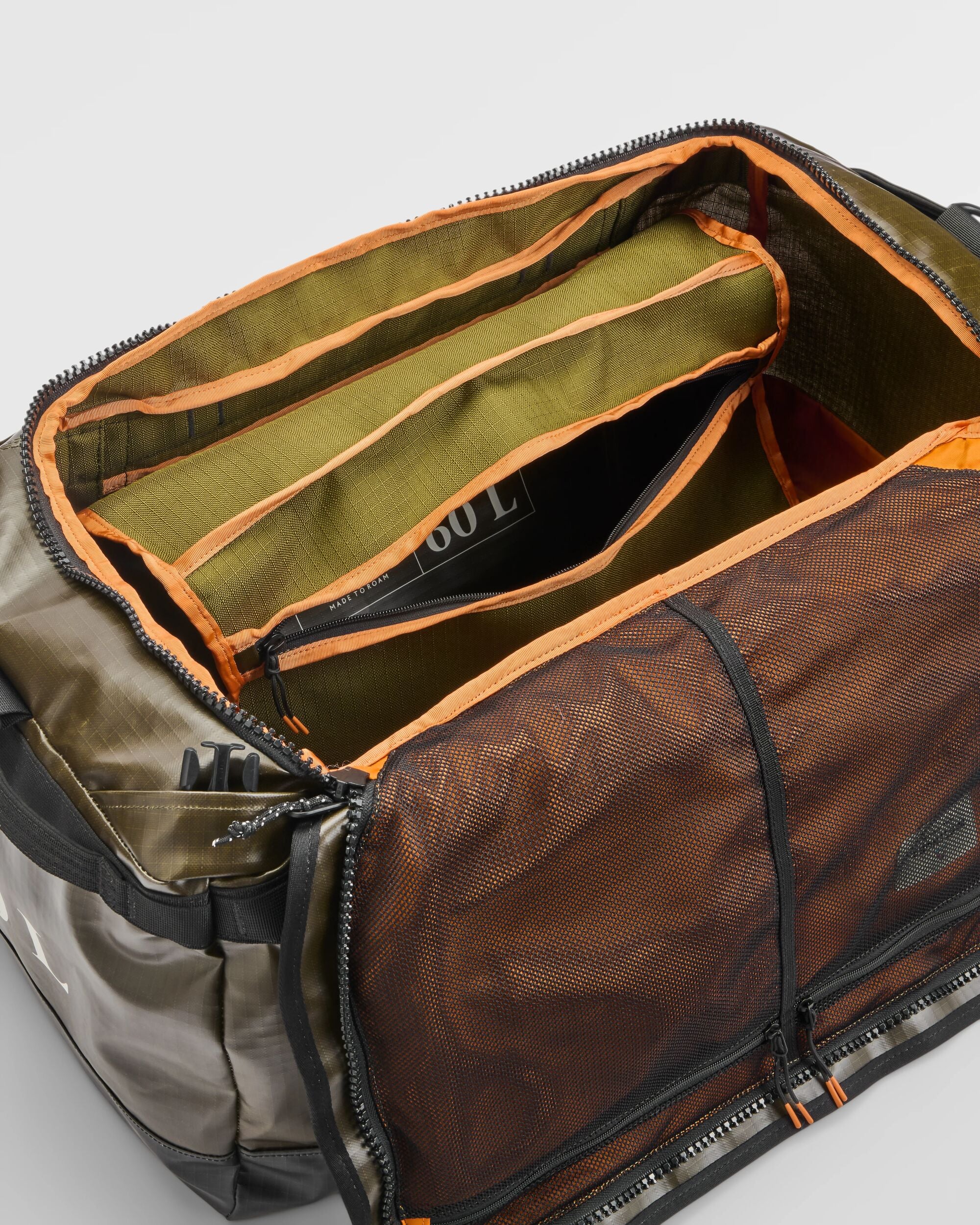 Roamer 60L Duffel Bag - Khaki - Image 14