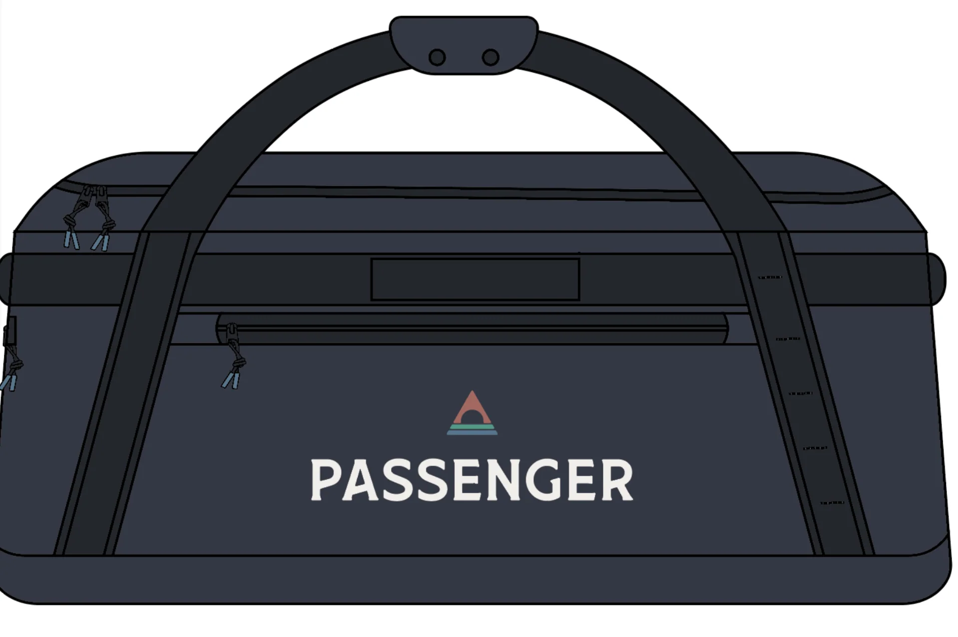Roamer 60L Duffel Bag - Phantom Black - Image 15