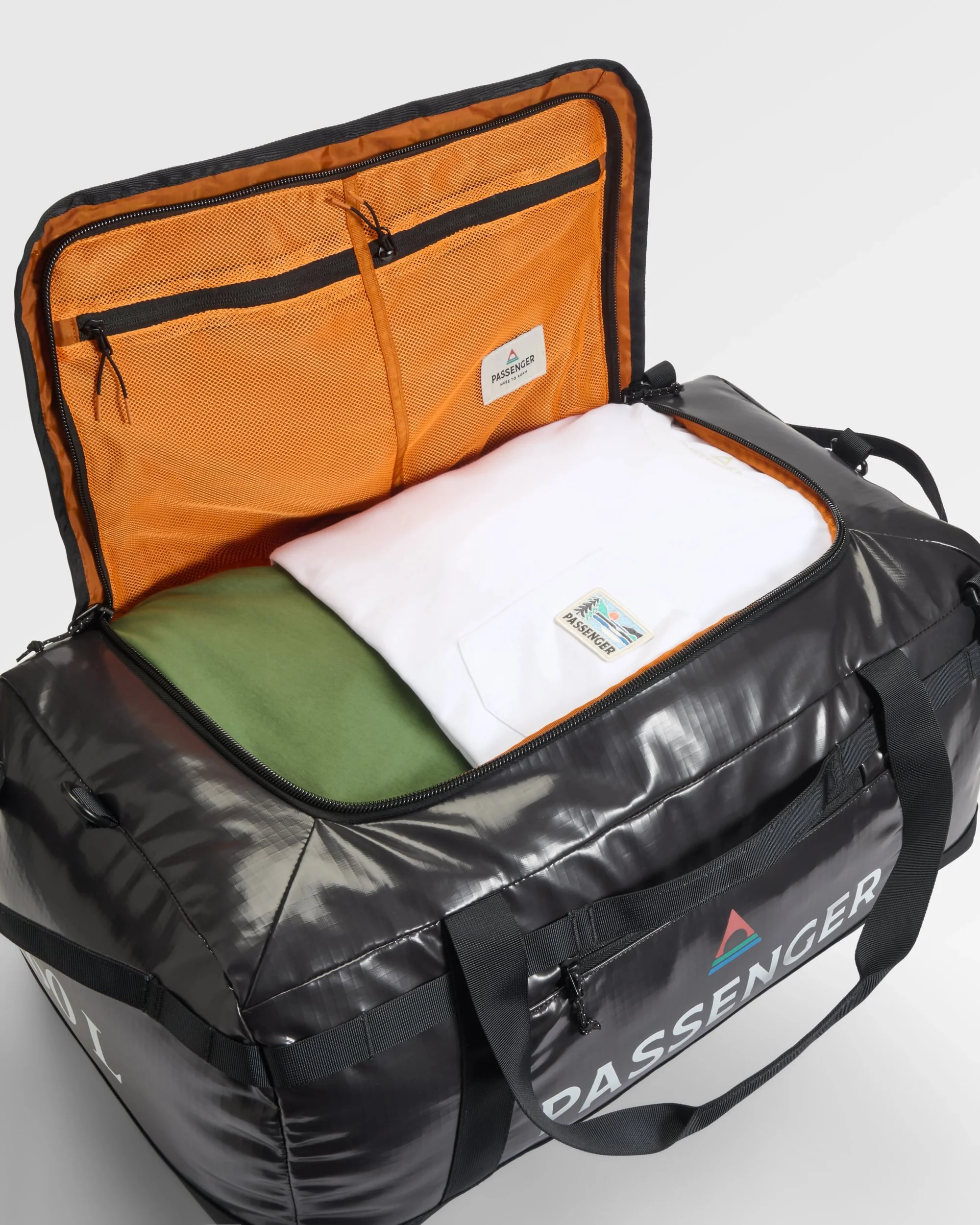 Roamer 60L Duffel Bag - Phantom Black - Image 7