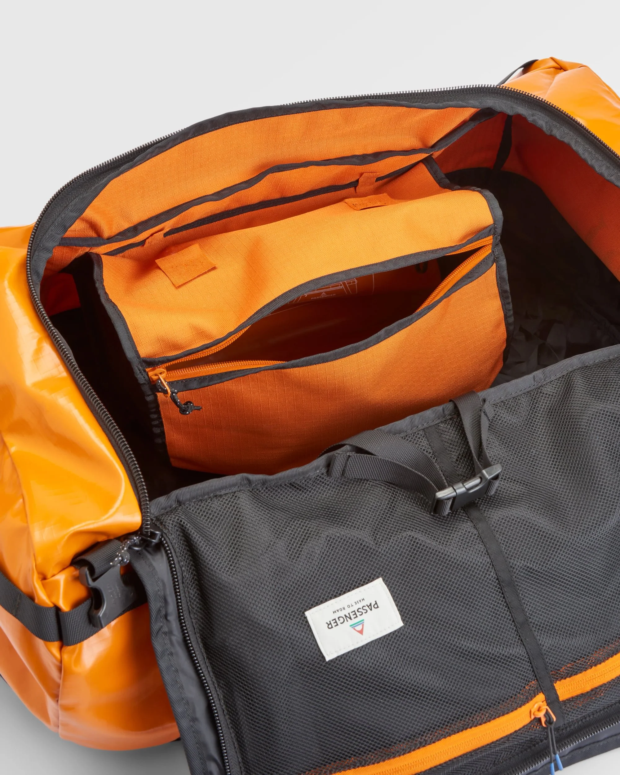 Roamer 60L Duffel Bag - Sunrise Orange - Image 15