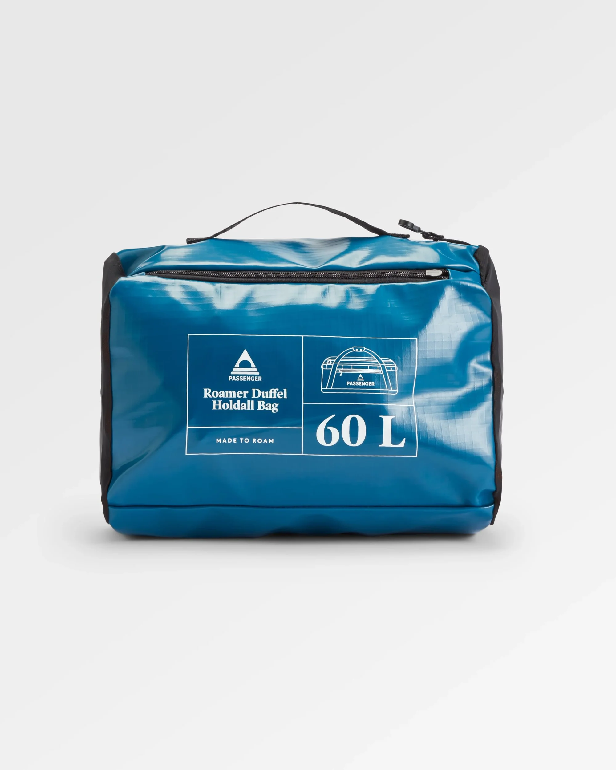 Roamer 60L Duffel Bag - Tidal Blue - Image 8