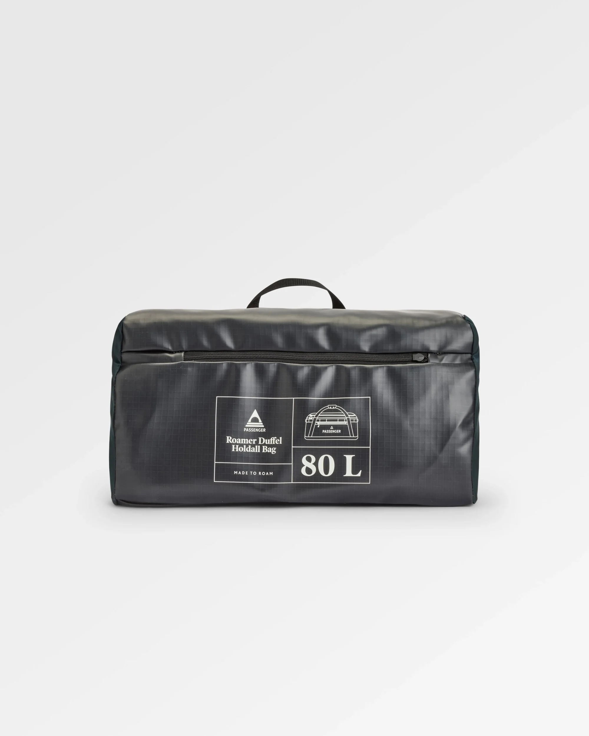 Roamer 80L Duffel Bag - Phantom Black - Image 13