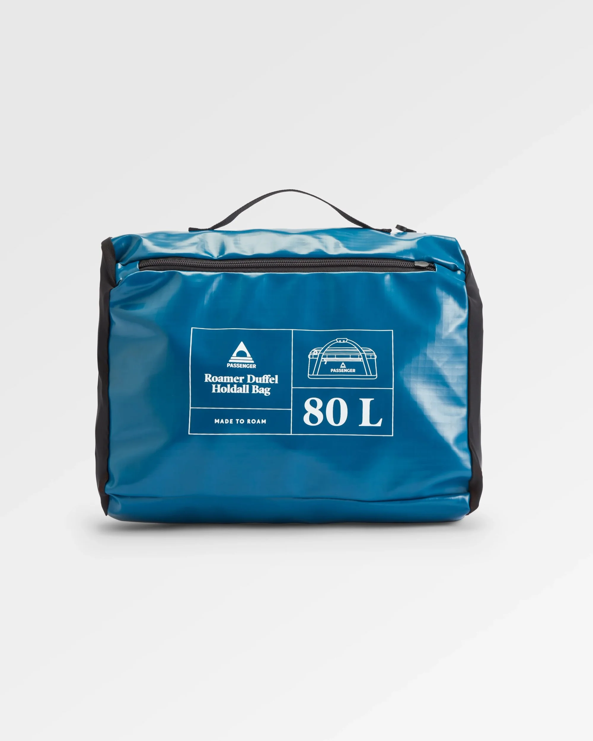 Roamer 80L Duffel Bag - Tidal Blue - Image 6