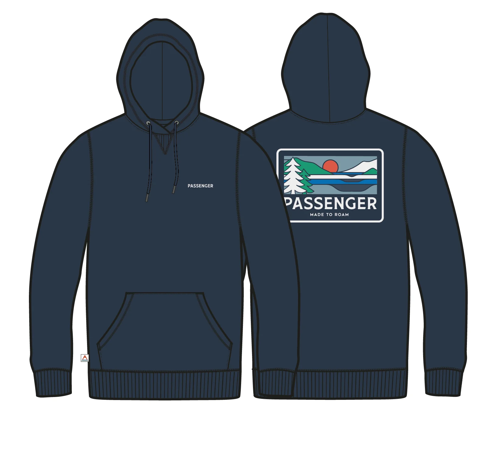 Roamer Hoodie - Rich Navy - Image 9