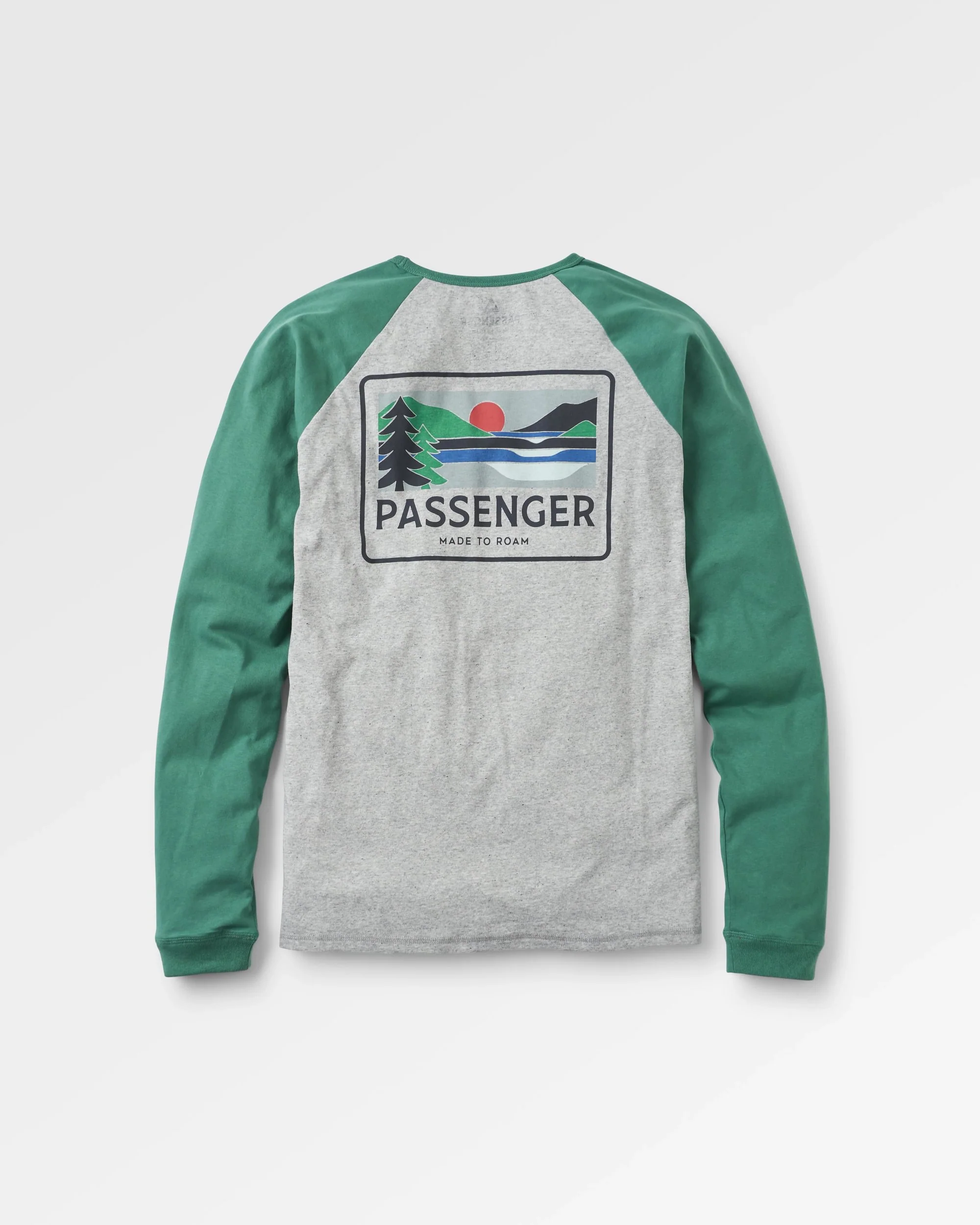 Roamer Raglan LS T-Shirt - Grey Marl - Image 3