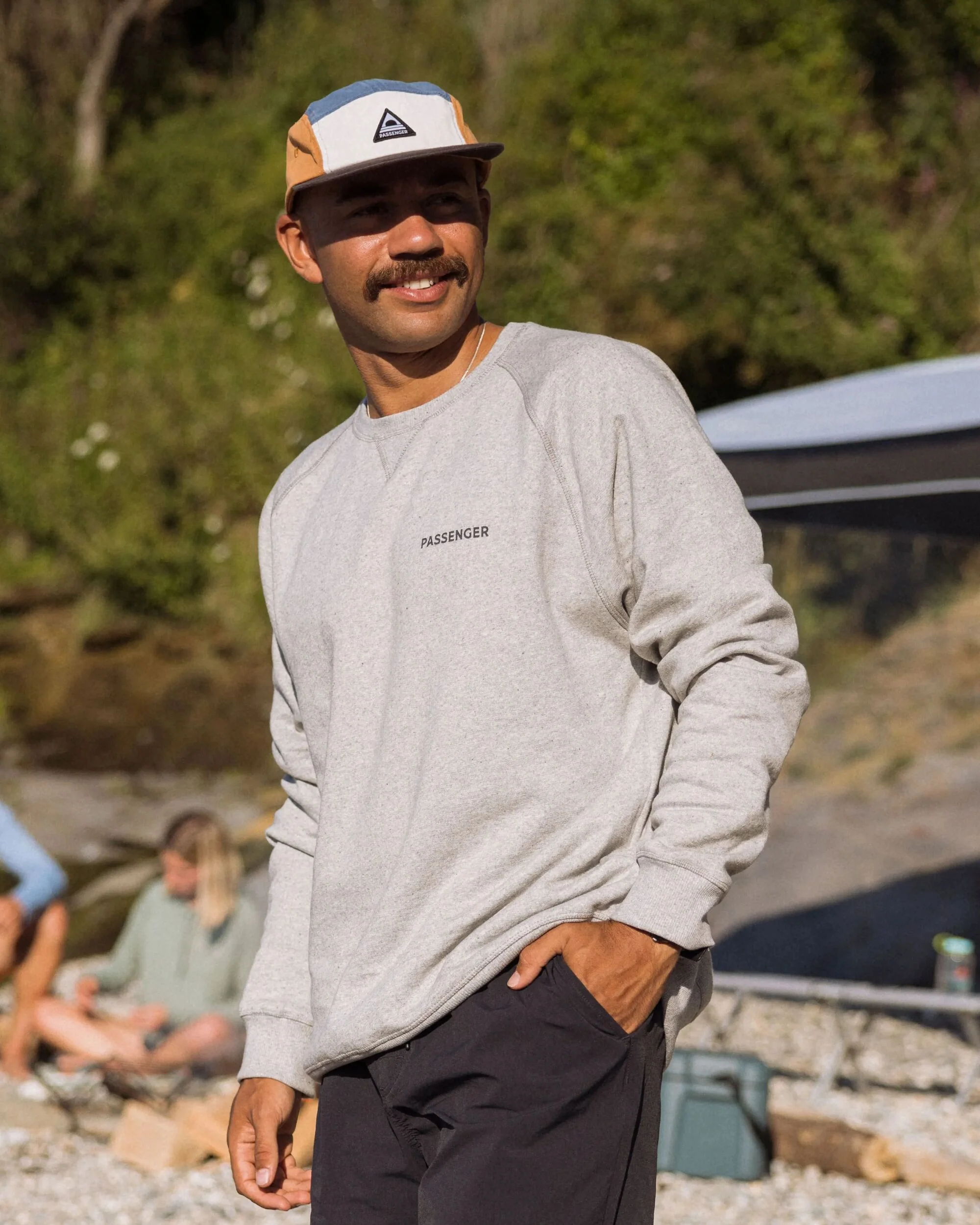 Roamer Men's Sweatshirt - Grey Marl - Image 5