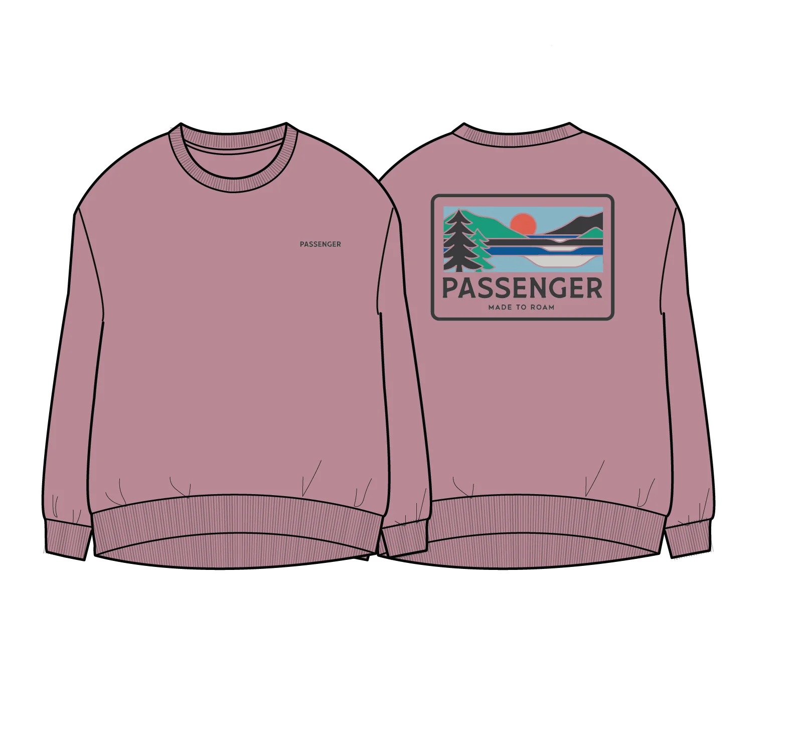 Roamer Women's Sweatshirt - Pink Haze - Image 7