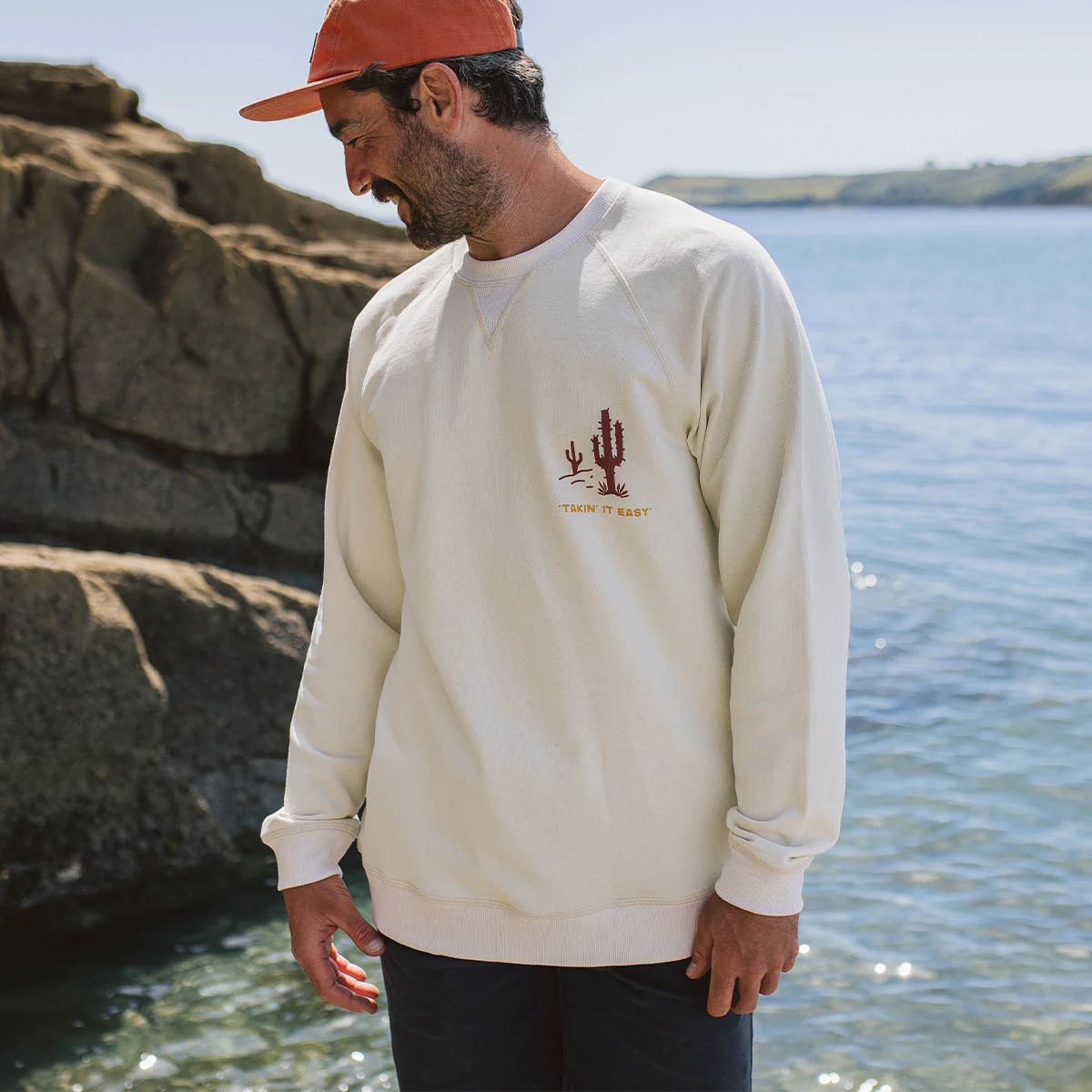 Roll Slow Sweatshirt - Egret - Image 3
