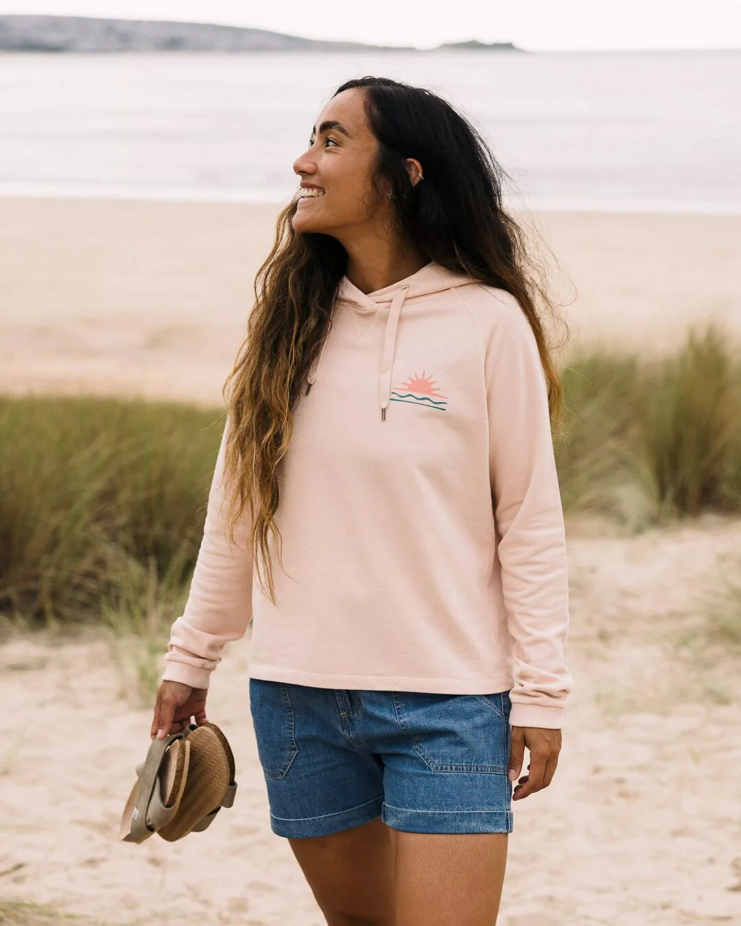 Rolling Slow Hoodie - Peachy Pink - Image 3