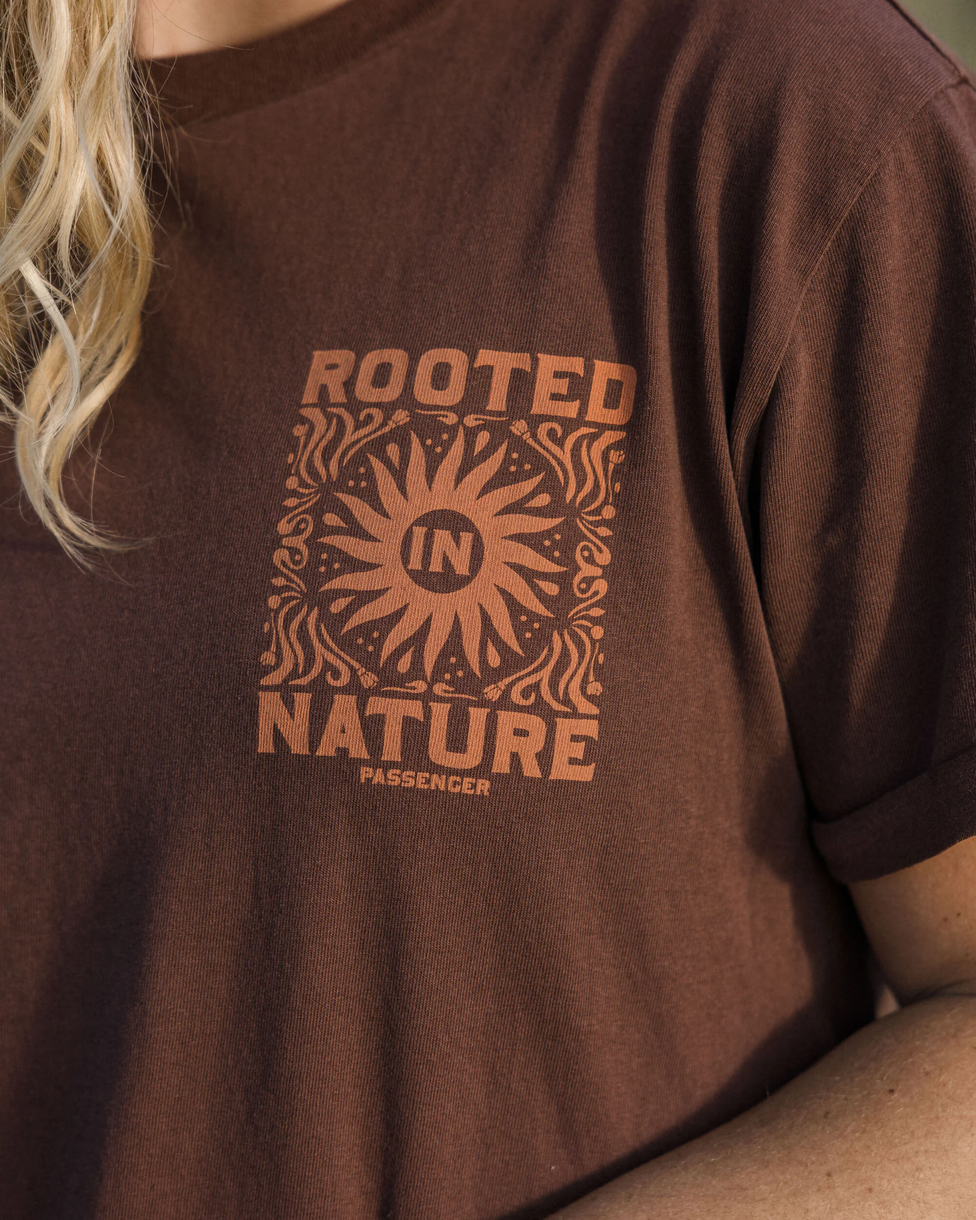 Rooted In Nature T-Shirt - Chestnut - Image 2