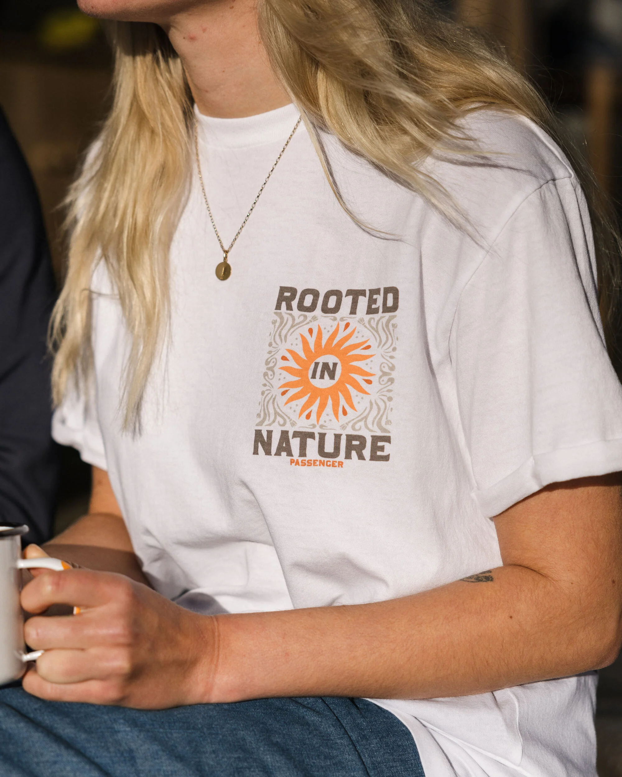 Rooted In Nature T-Shirt - White - Image 5
