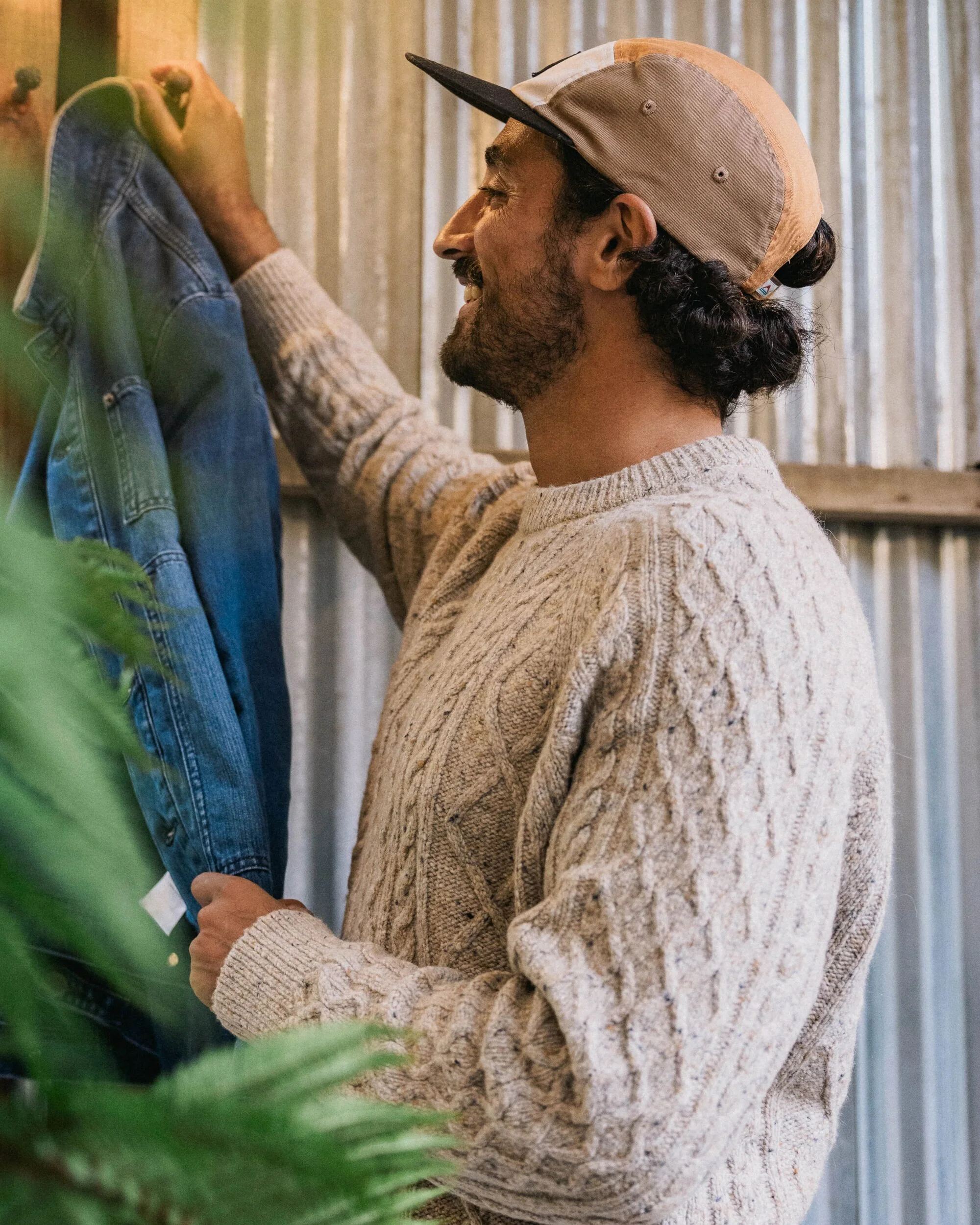 Sandbar Merino Wool Blend Jumper - Oatmeal - Image 4