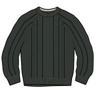 Sandbar Cable Knitted Jumper - Fir Tree - Image 9