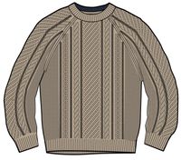 Sandbar Cable Knitted Jumper - Stone - Image 10