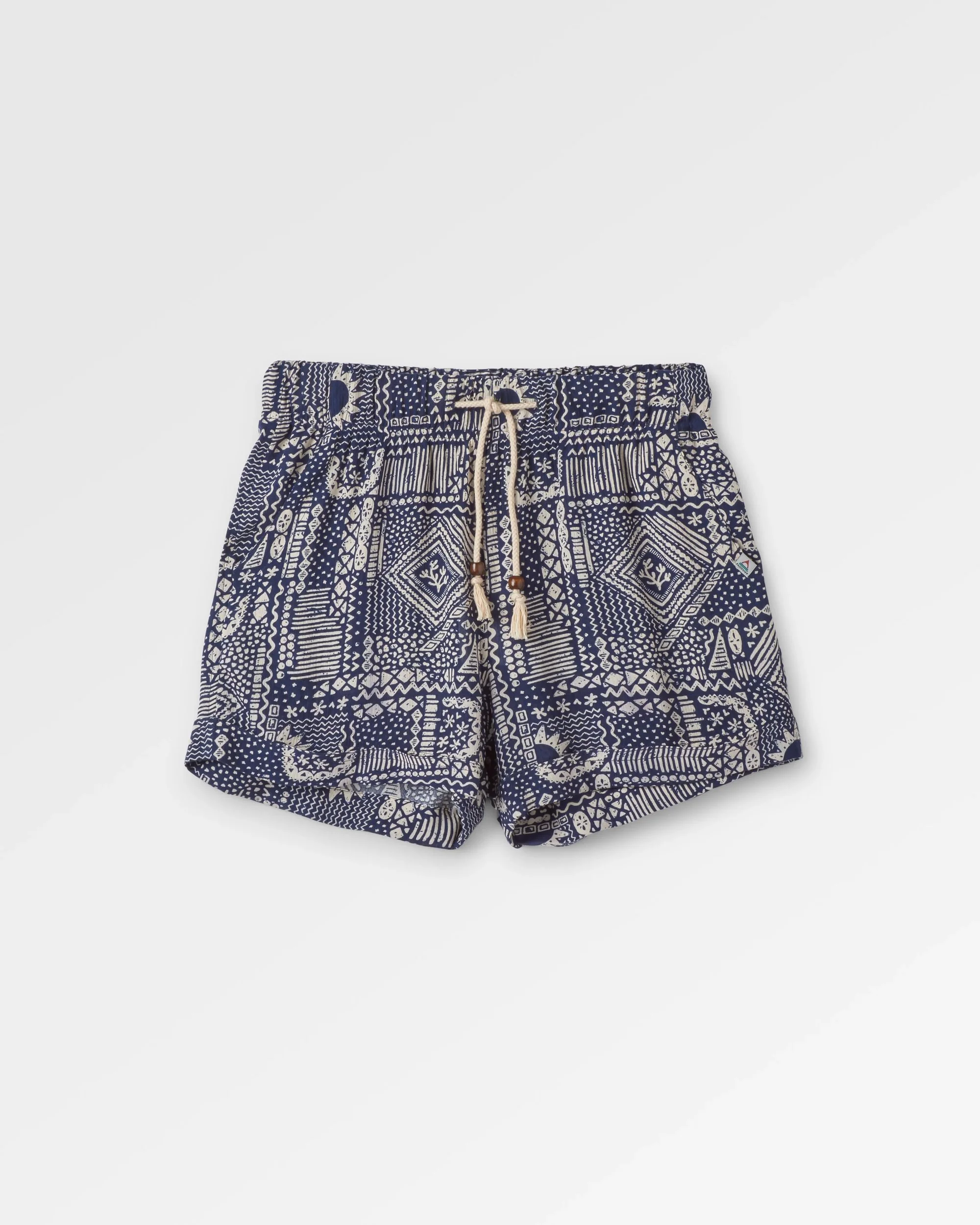 Santosa Woven Short - Vintage Patchwork Navy - Image 2