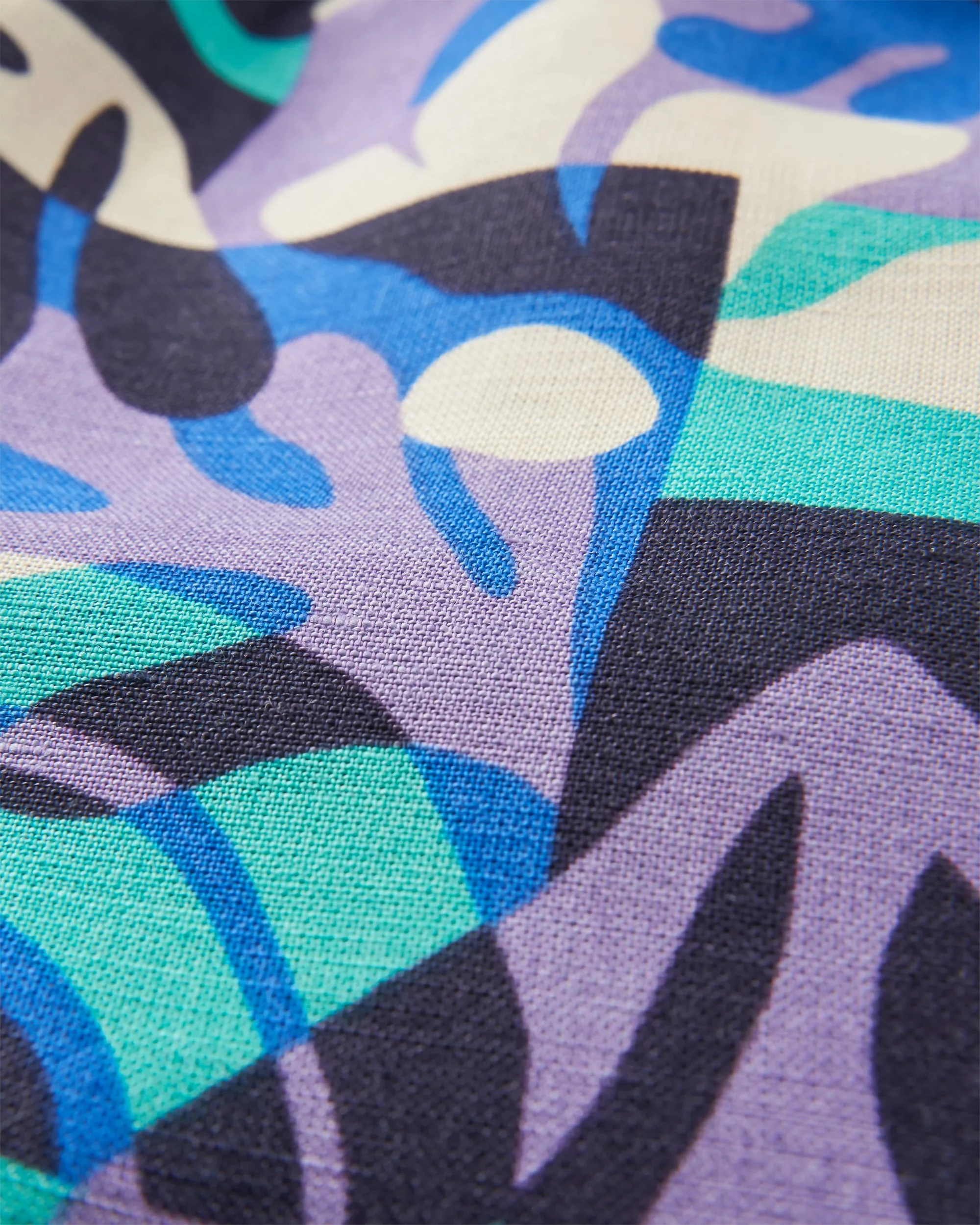 Santosa Woven Short - Mountain Foliage Purple - Image 8