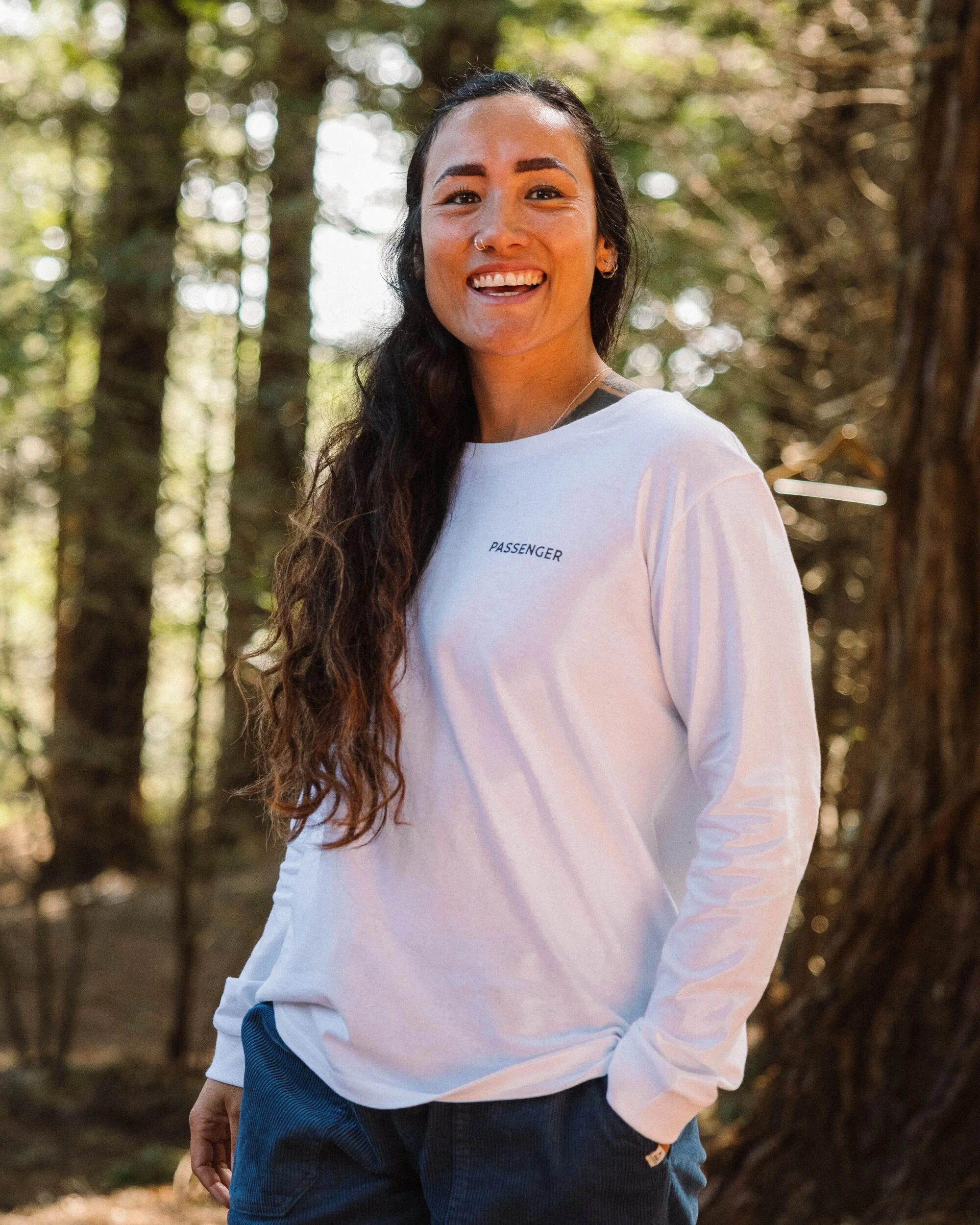 Roamer LS T-Shirt - White - Image 4