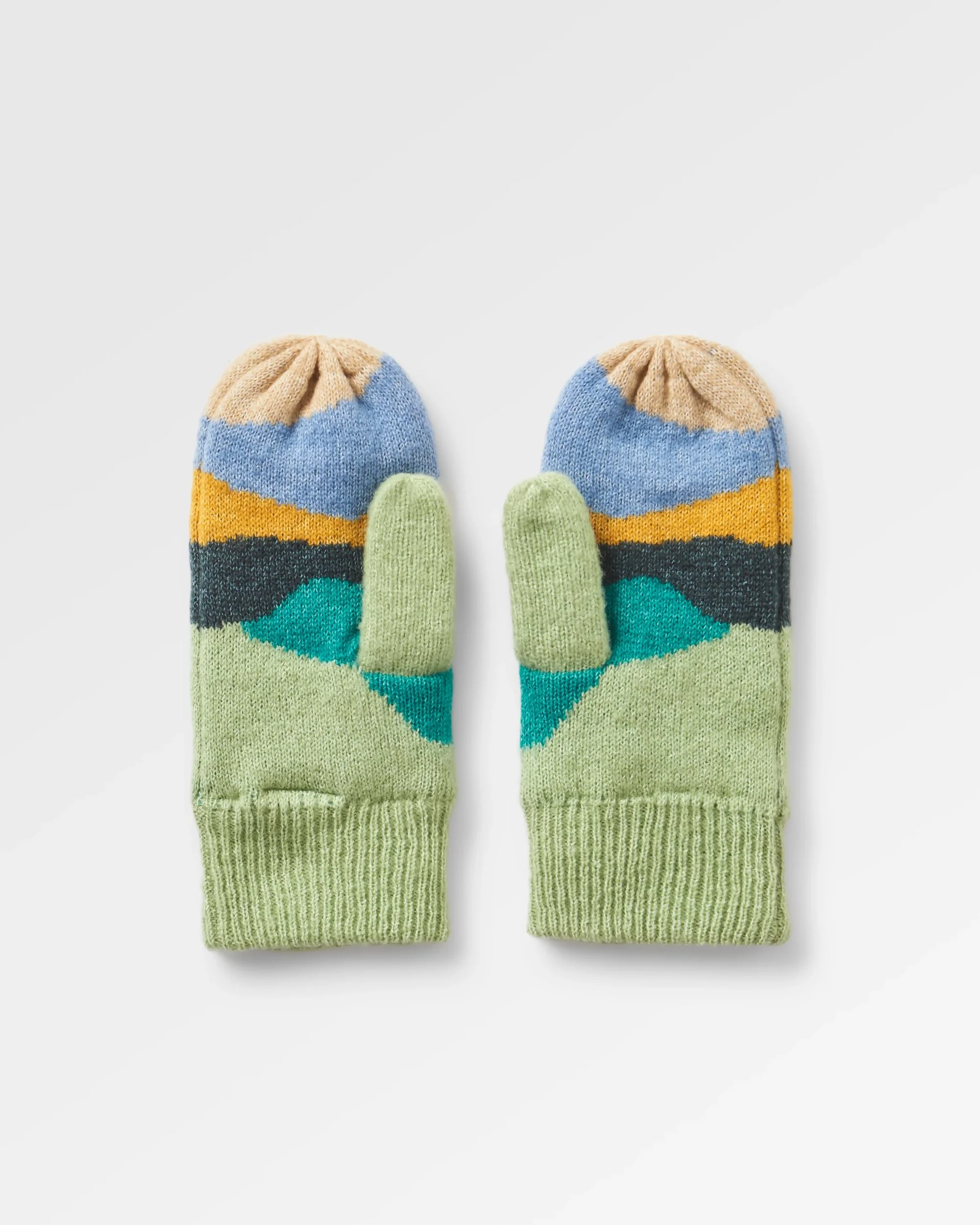 Scenic Fleece Lined Mittens - Scenic Dark Fern - Image 3