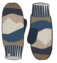 Scenic Fleece Lined Mittens - Scenic Toffee - Image 5