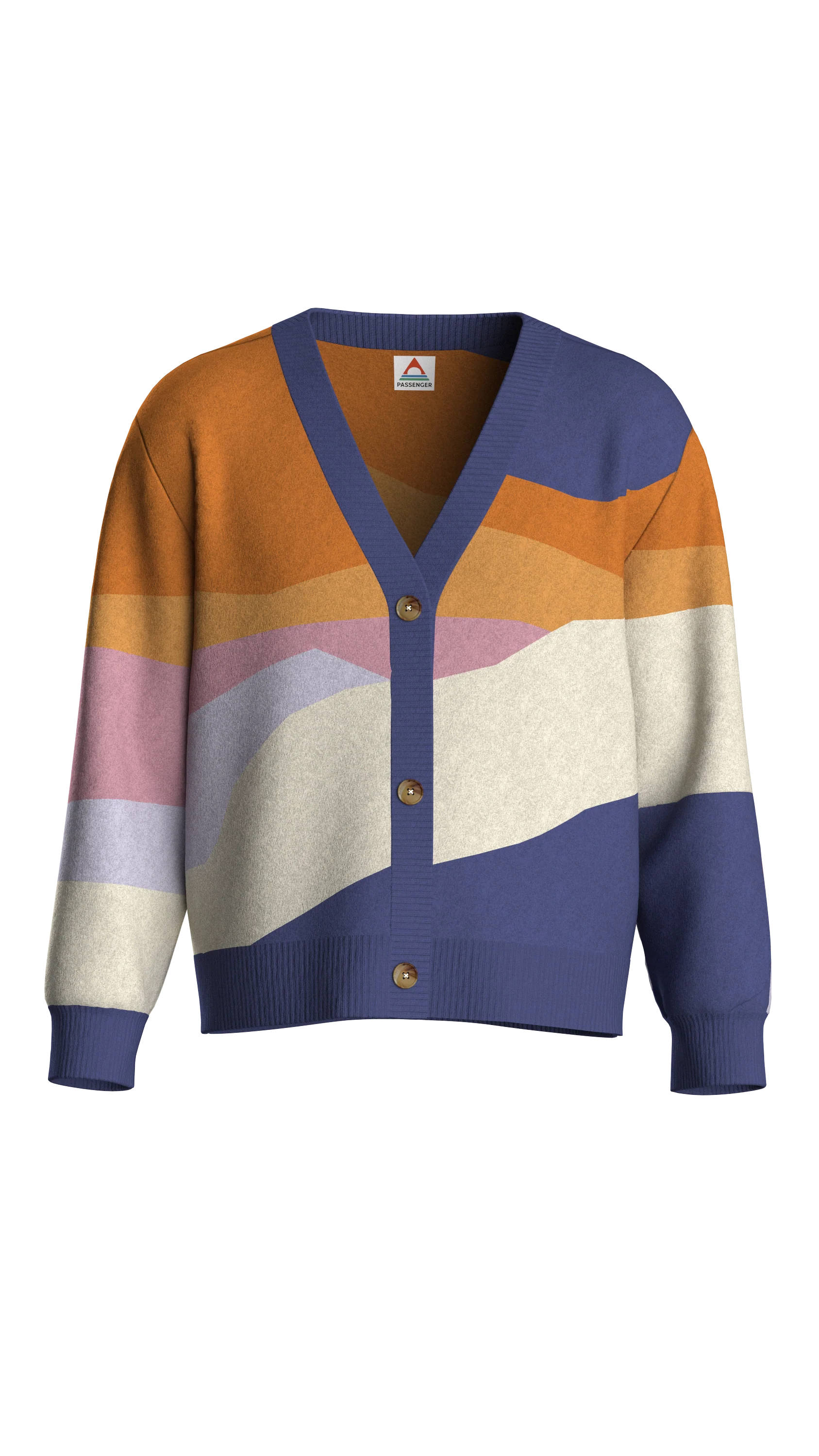 Scenic Knitted Cardigan - Scenic Sunrise Orange - Image 10