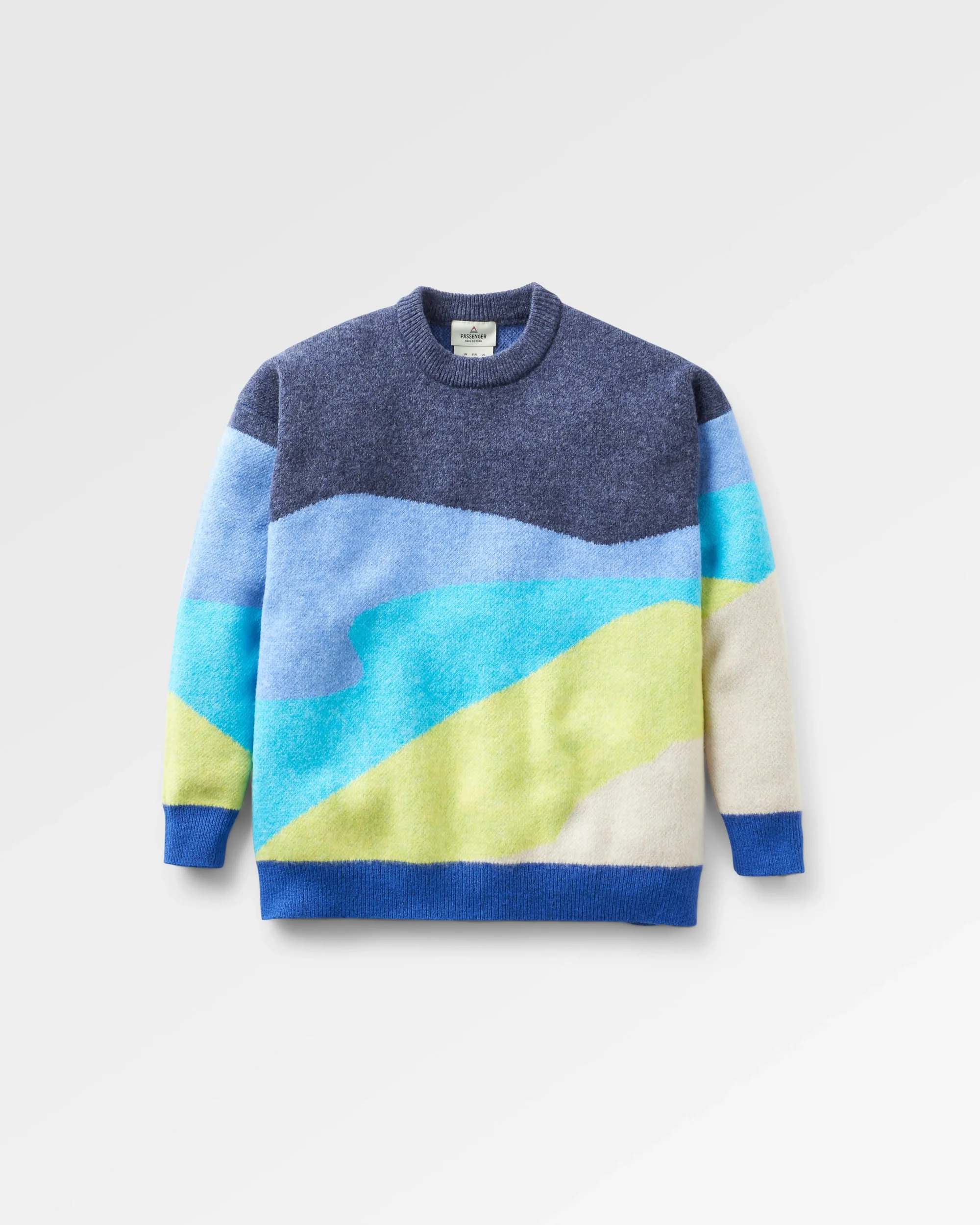 Scenic Knitted Jumper - Scenic Azure Blue - Image 2