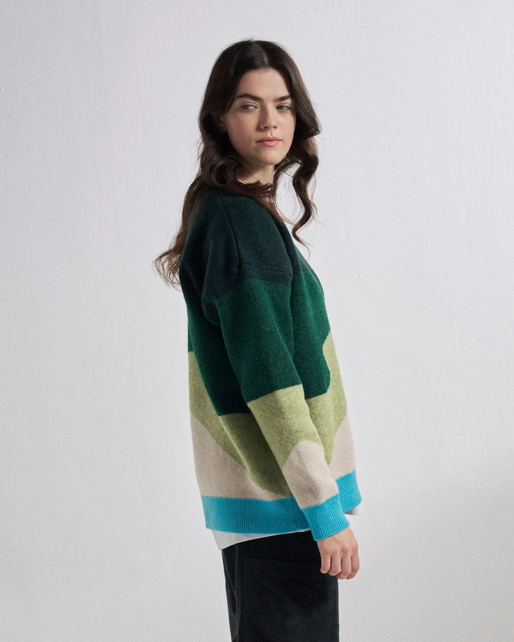 Scenic Knitted Jumper - Scenic Dark Fern - Image 6