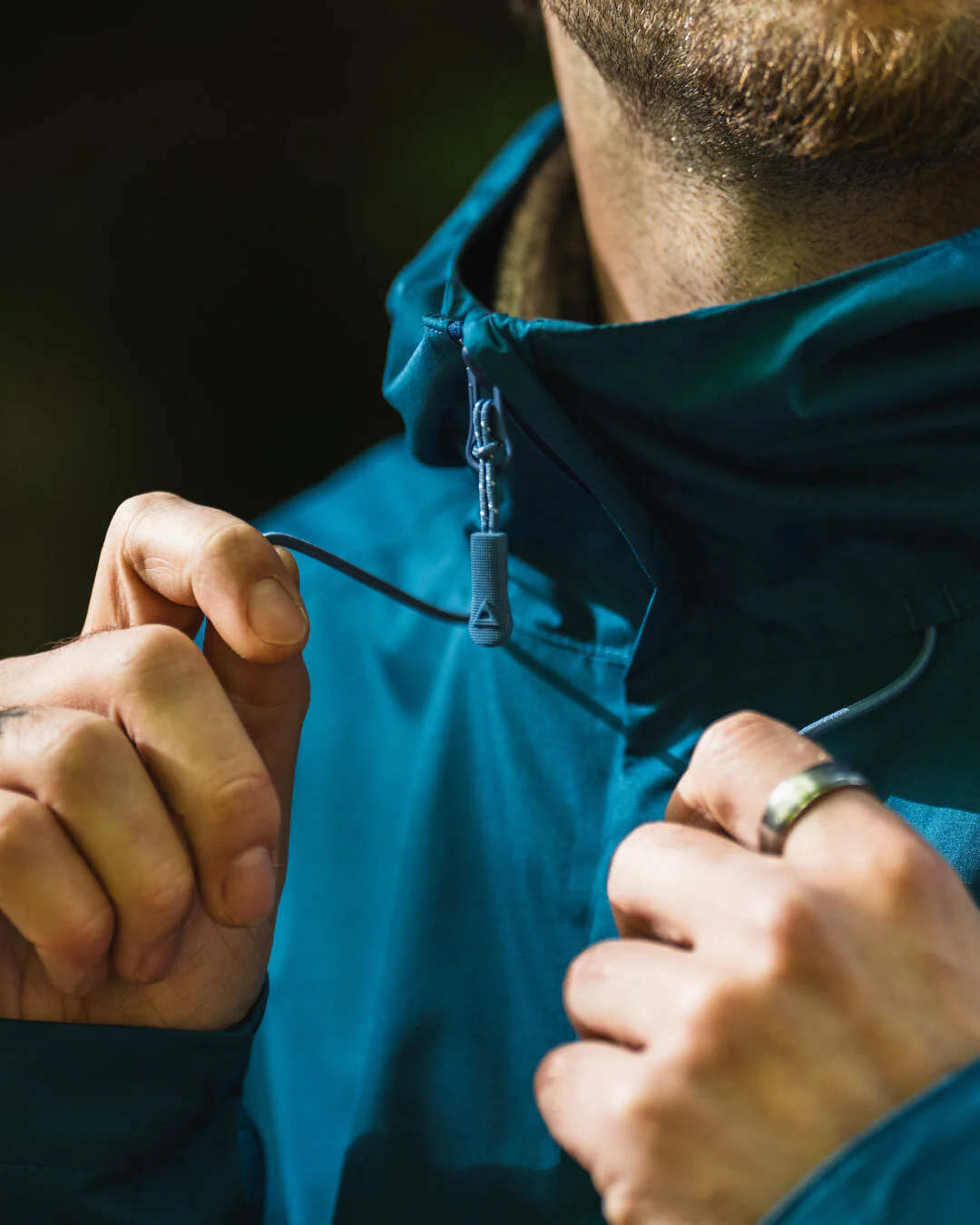 Season Water Resistant Jacket - Corsair Blue/ Apricot - Image 6