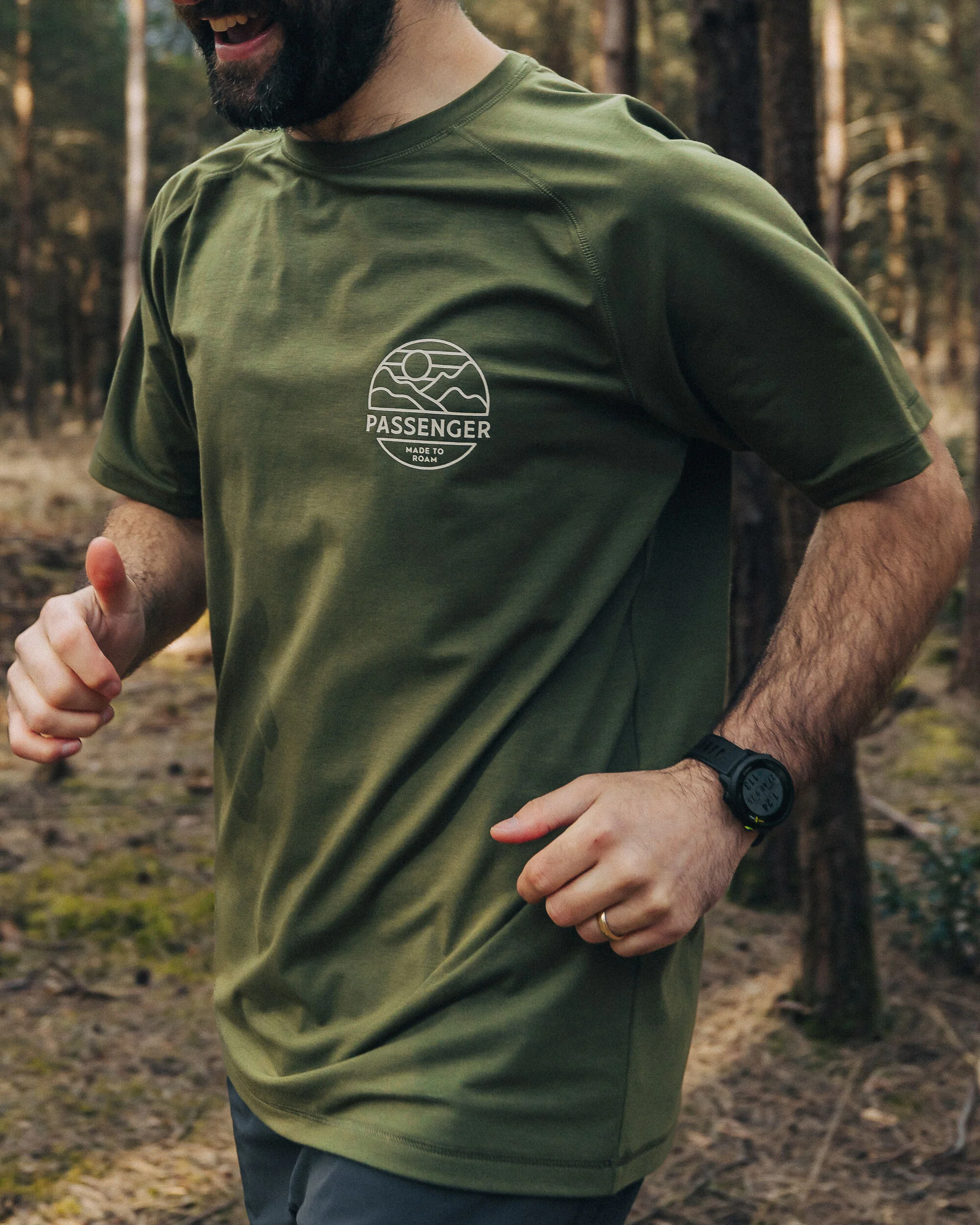 Sedona Drirelease® Active T-Shirt - Khaki - Image 3