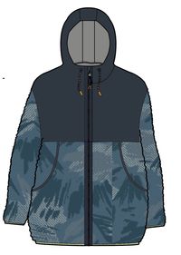 Sefton Deep-Pile Sherpa Full Zip Fleece - Abstract Mountain Blue Steel - Image 10