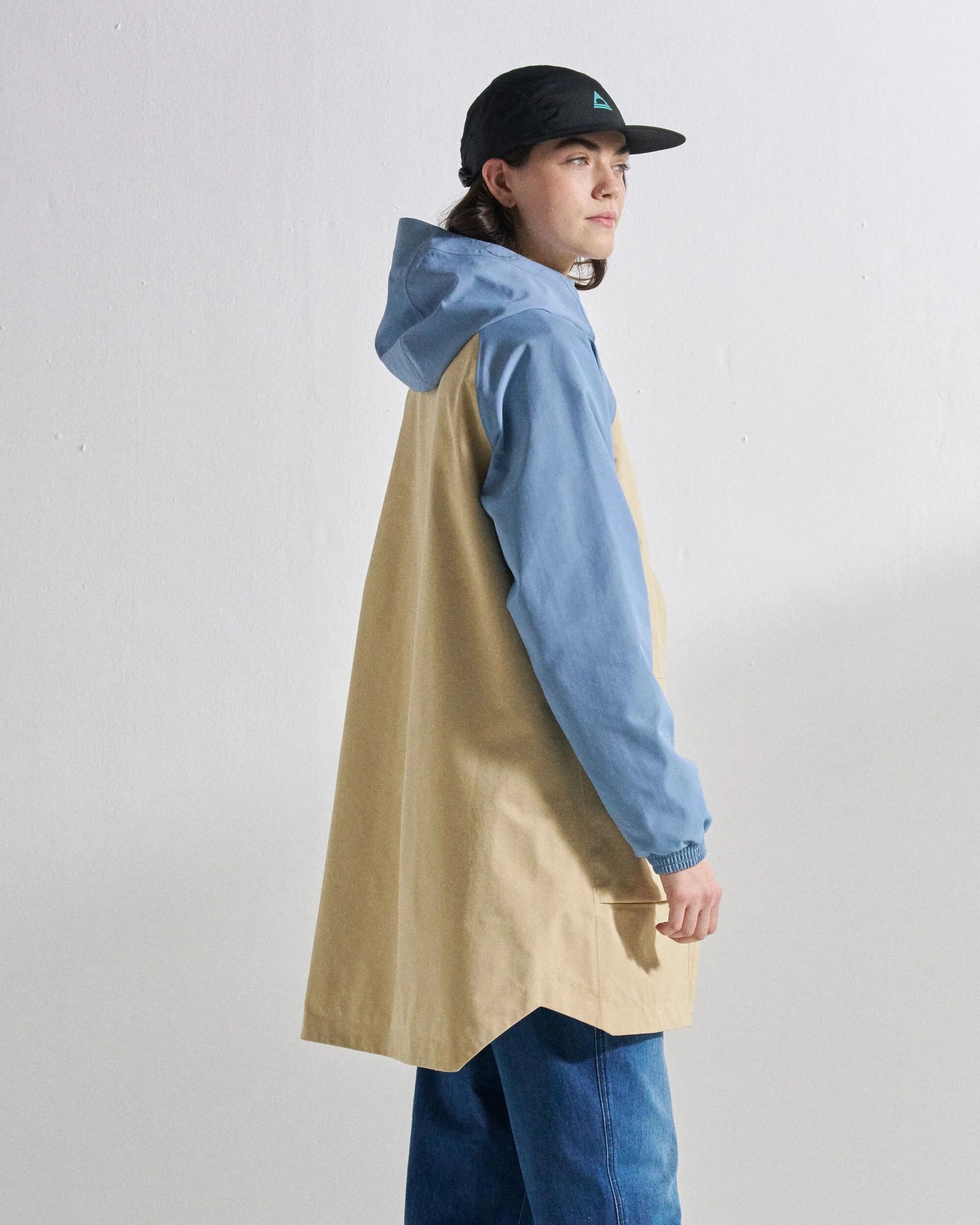 Serein Waterproof Jacket - Faded Denim/Desert - Image 8